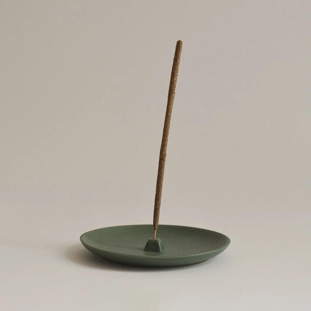 Räucherstäbchenhalter Keramik Green