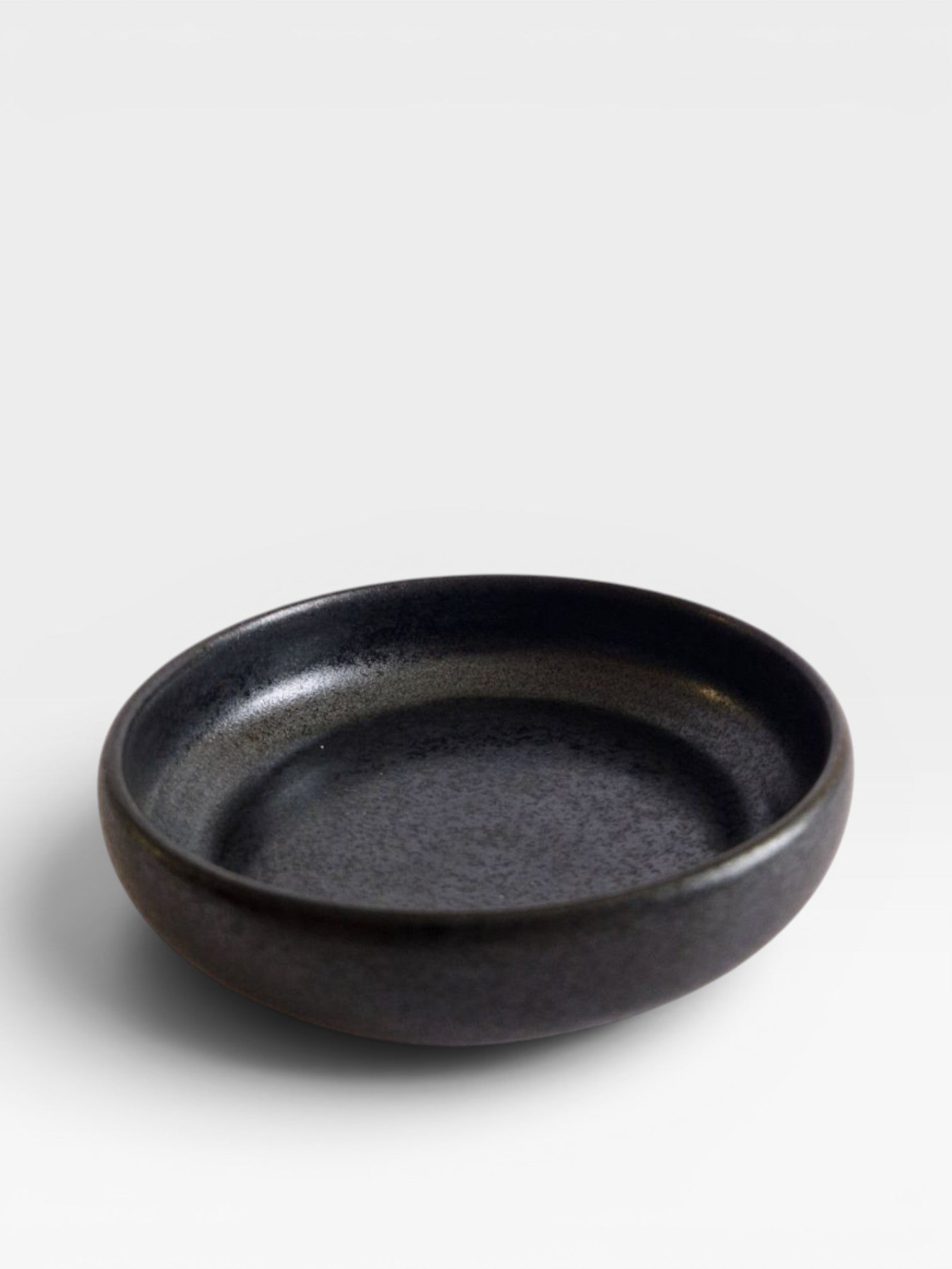 Räucherschale Keramik Schwarz