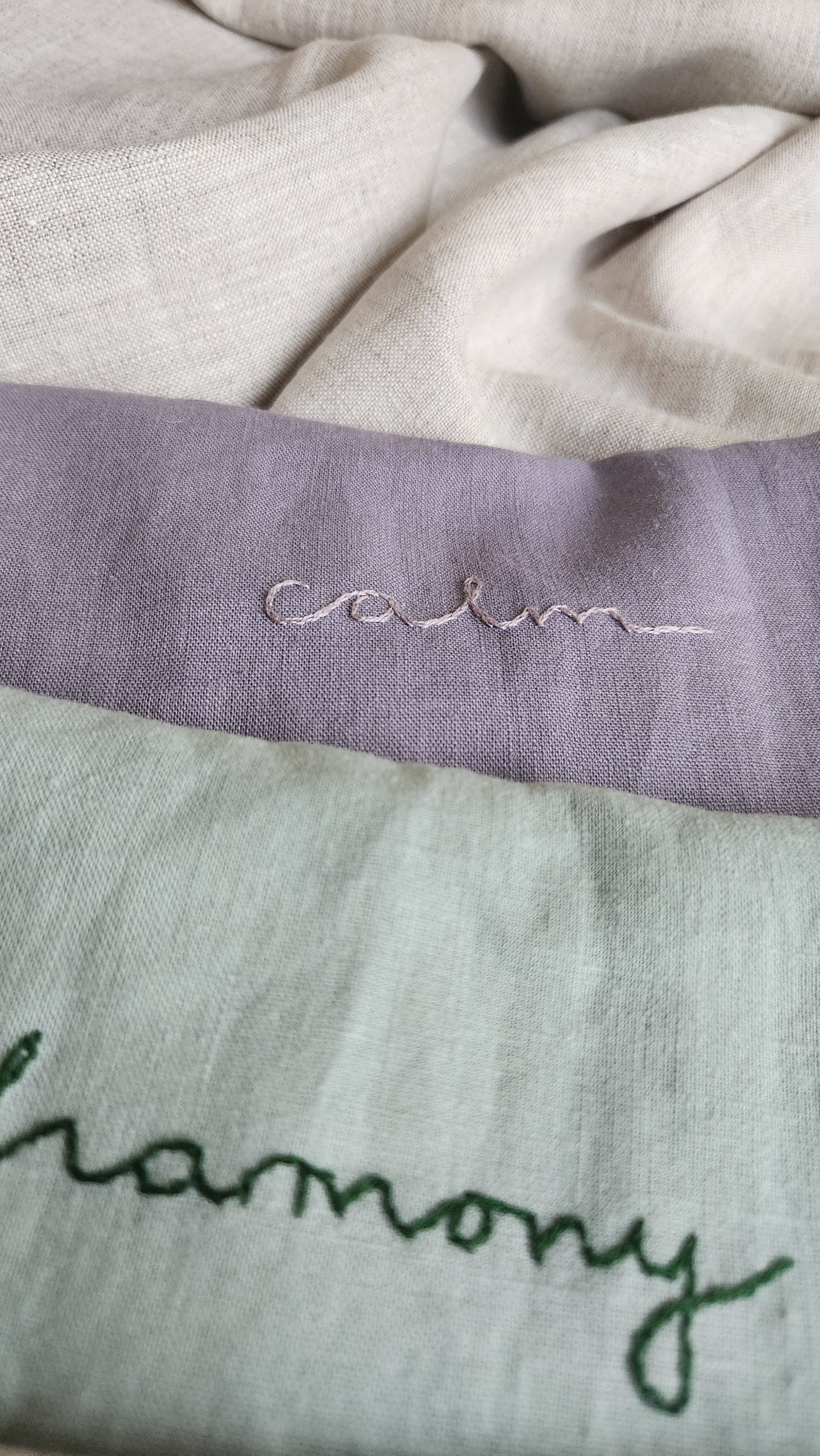 Augenkissen Leinen mit Lavendel & Amethyst - Calm