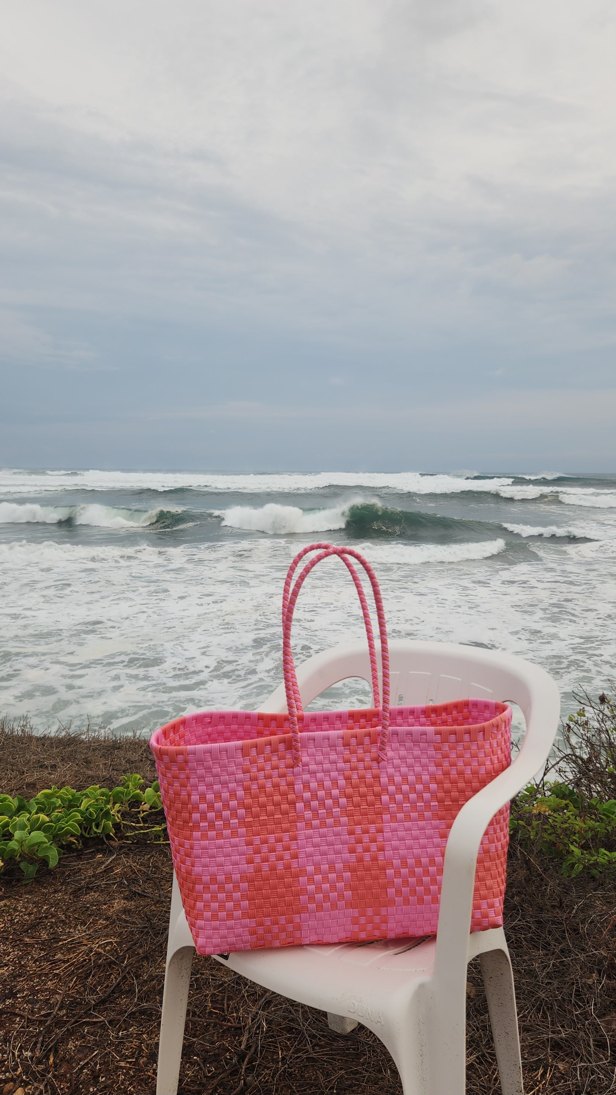 Alma Extra Grande Plaid Pink