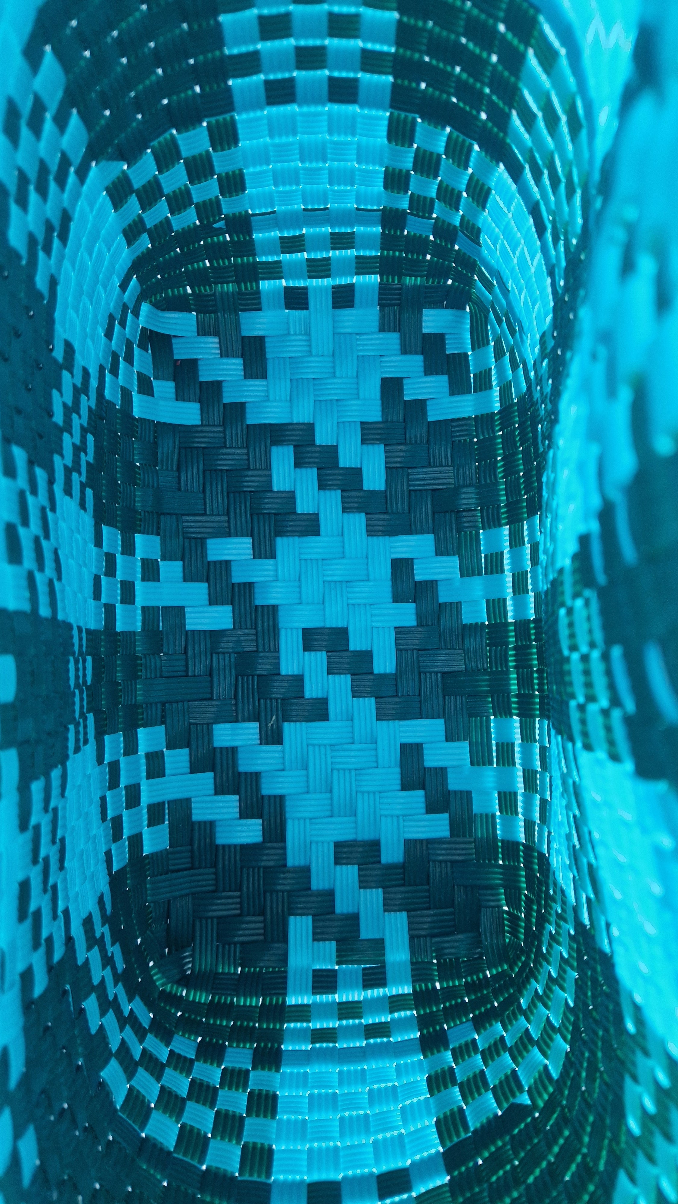 Alma Mediana Plaid Ocean Green