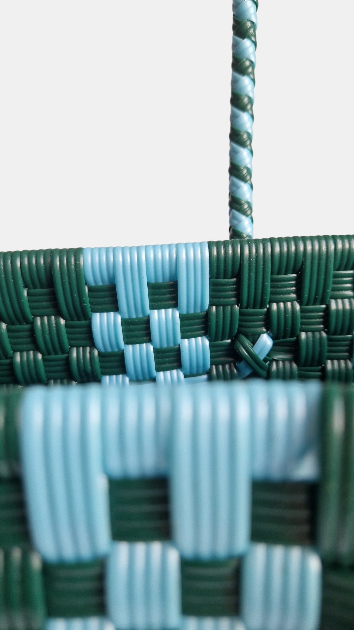 Alma Extra Grande Plaid Ocean Green