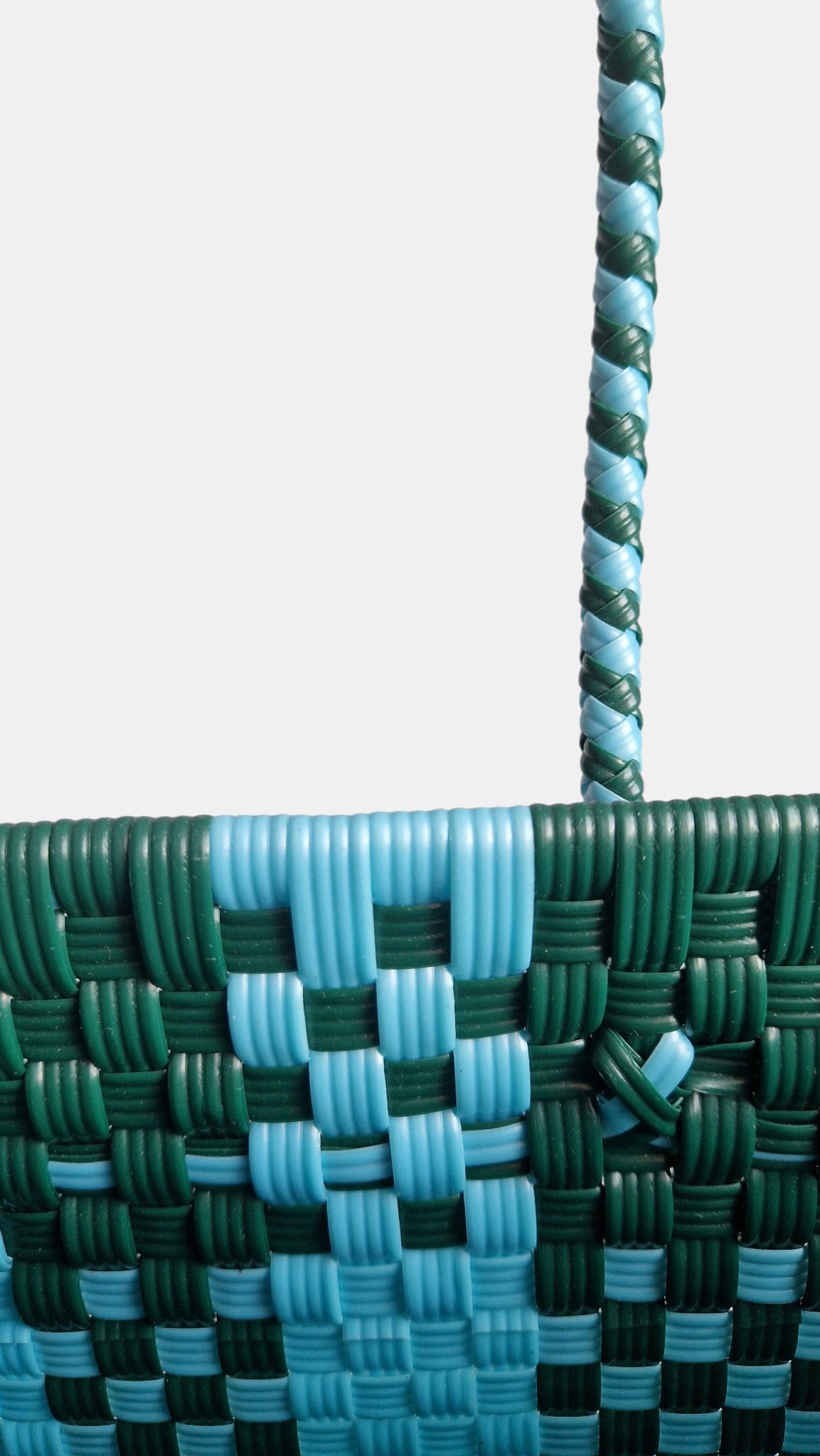 Alma Extra Grande Plaid Ocean Green