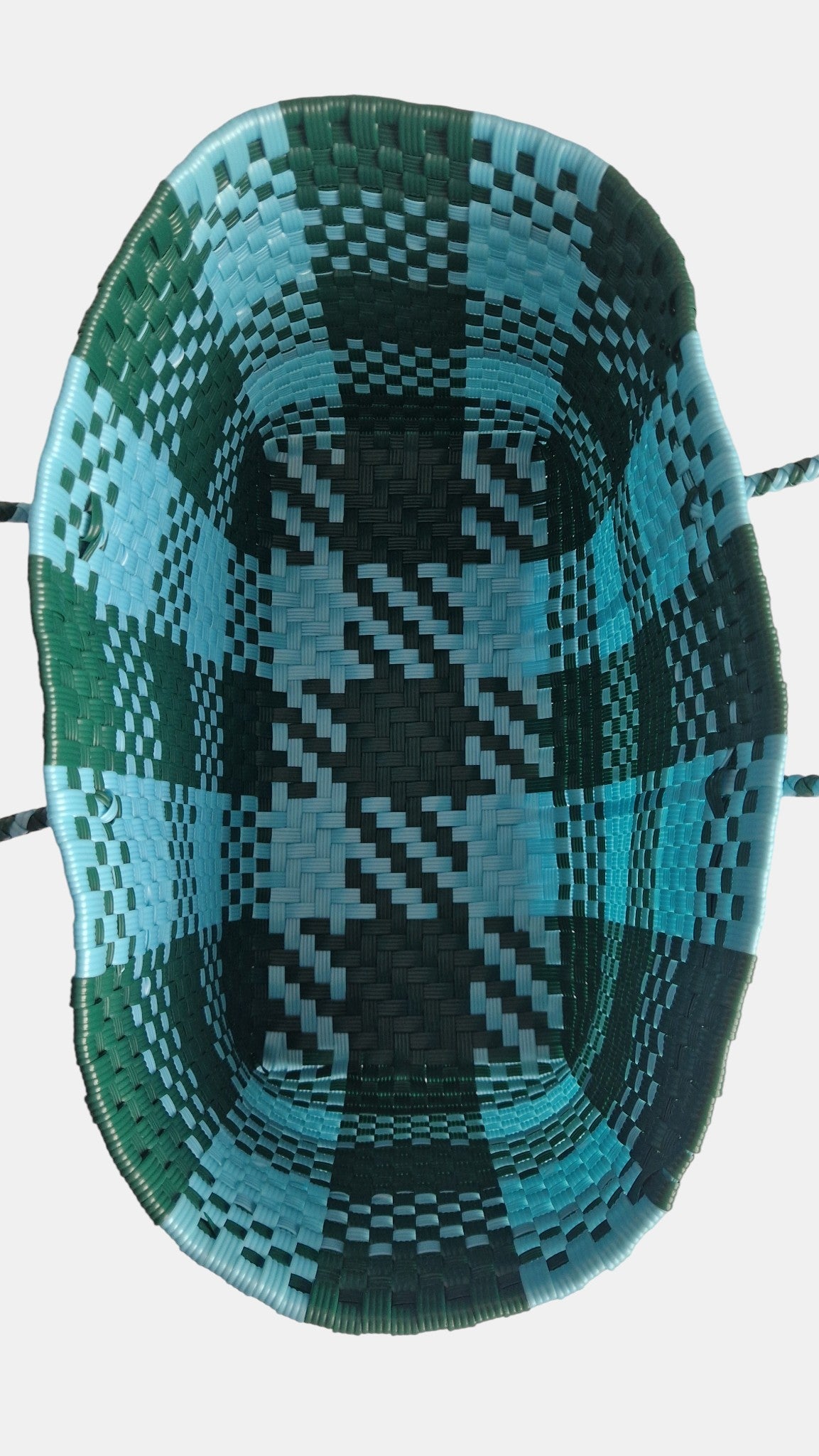 Alma Extra Grande Plaid Ocean Green
