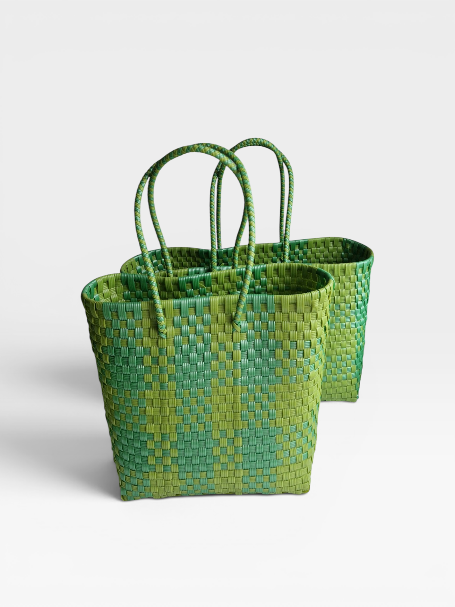 Alma Mediana Plaid Lime Green