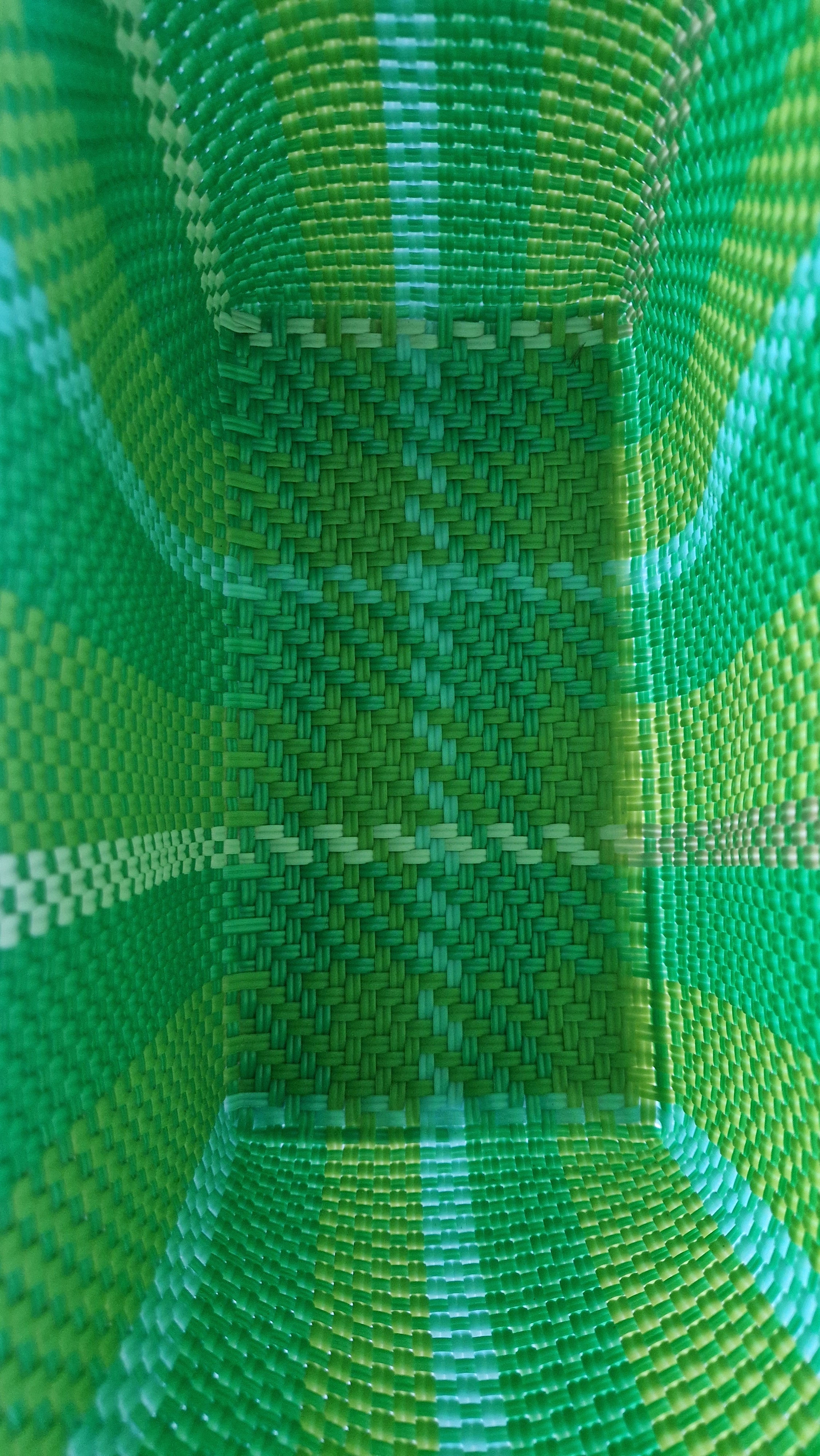 Alma Mediana Stripes Lime Green