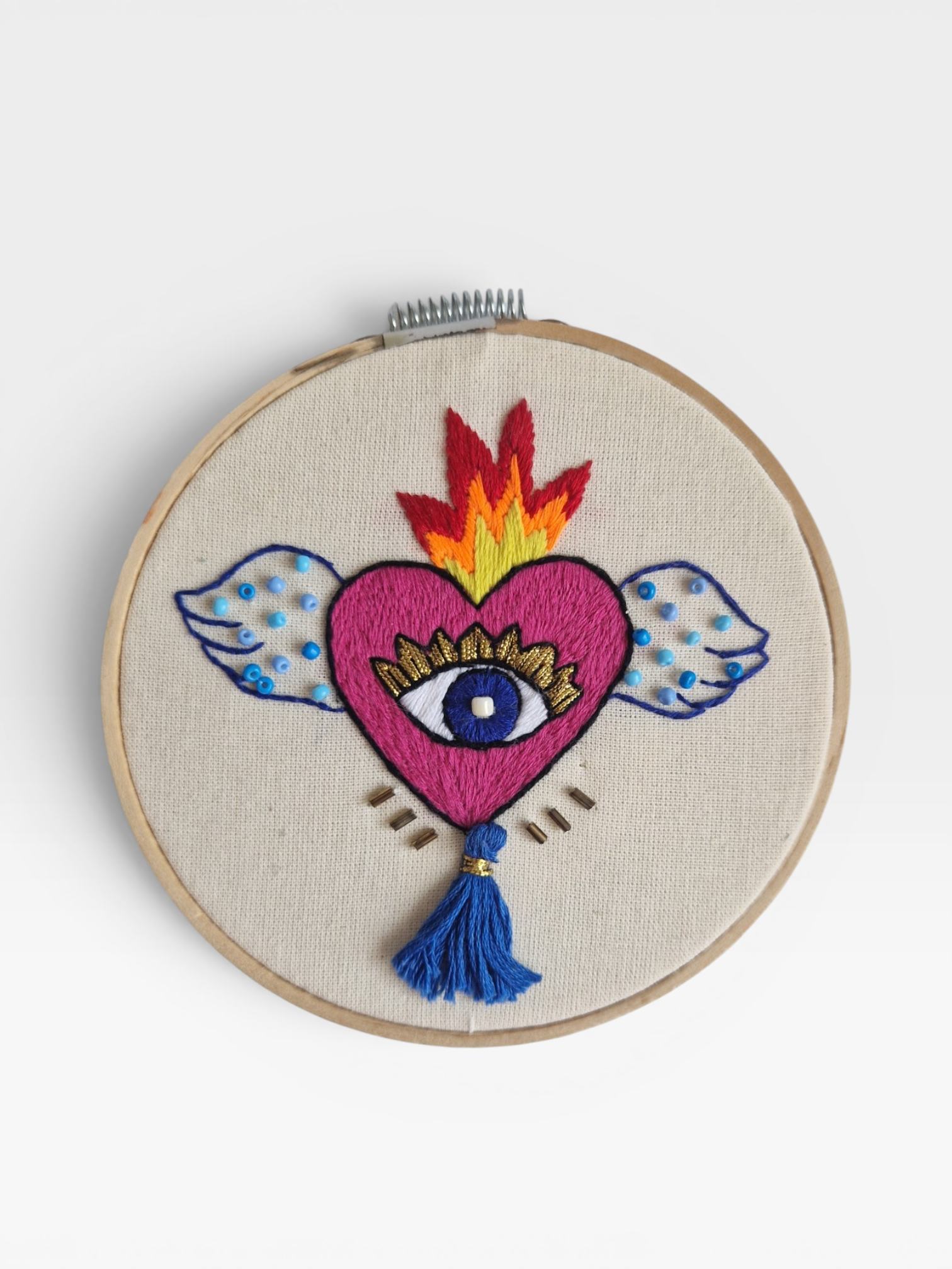 Kotty Embroidery Art Bild - Milagrito Mexicano