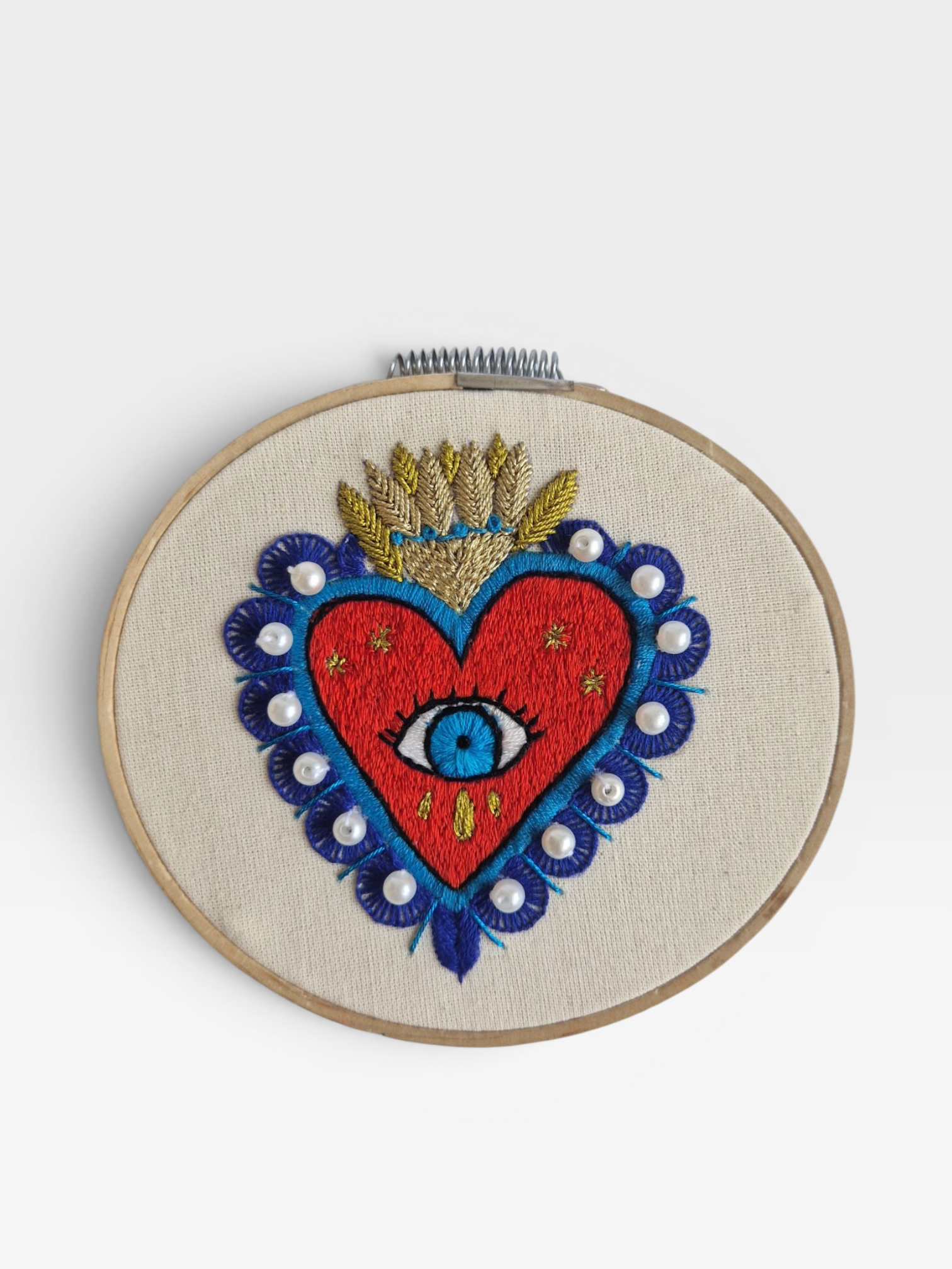 Kotty Embroidery Art Bild - Milagrito Mexicano