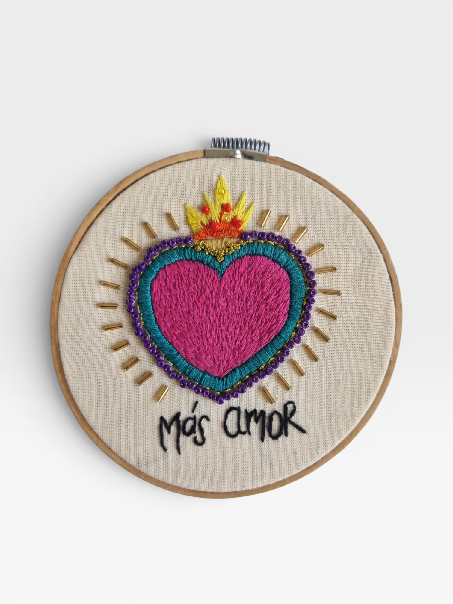 Kotty Embroidery Art Bild - Milagrito Mexicano