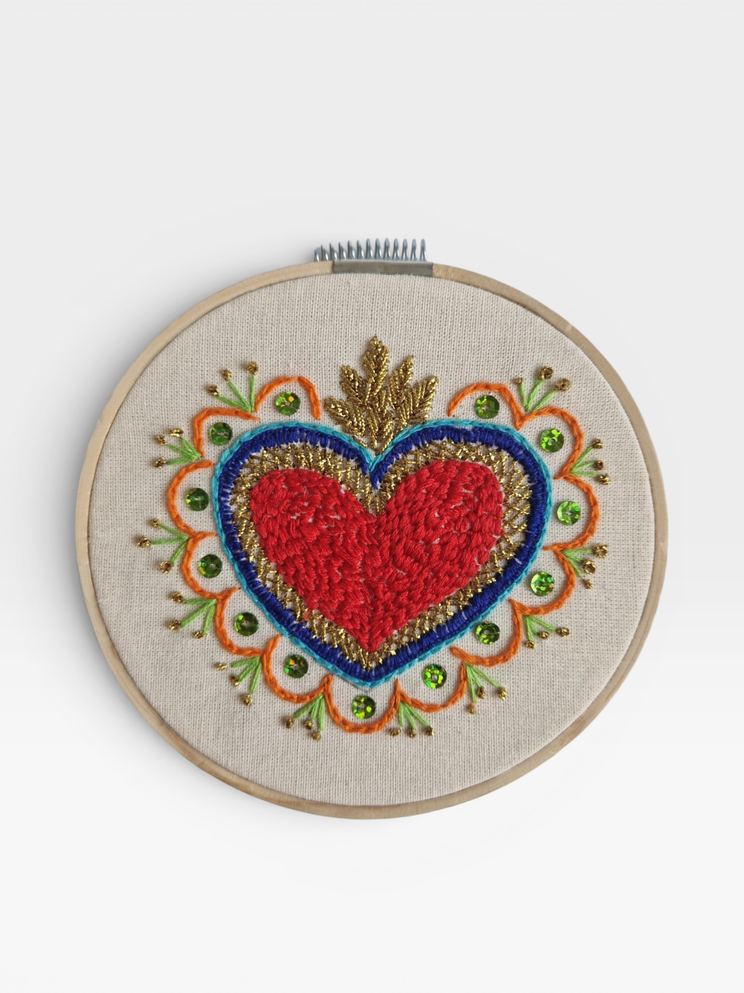 Kotty Embroidery Art Bild - Milagrito Mexicano