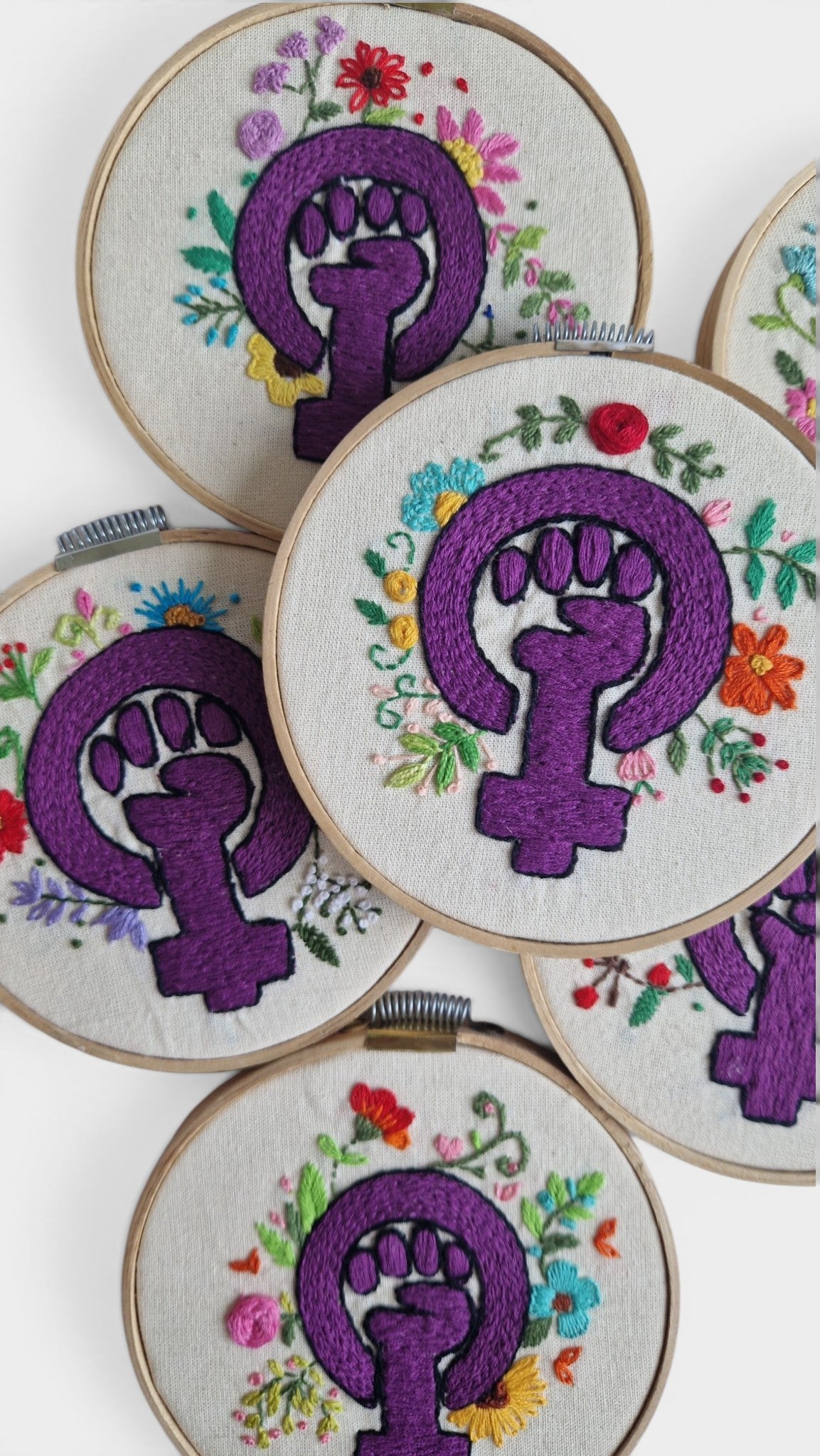 Kotty Embroidery Art Bild - Colectiva Feminista