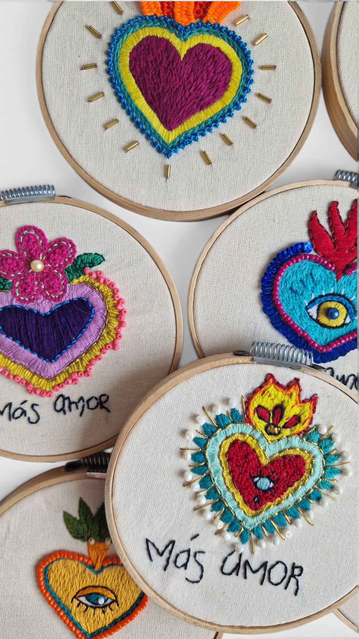 Kotty Embroidery Art Bild - Milagrito Mexicano