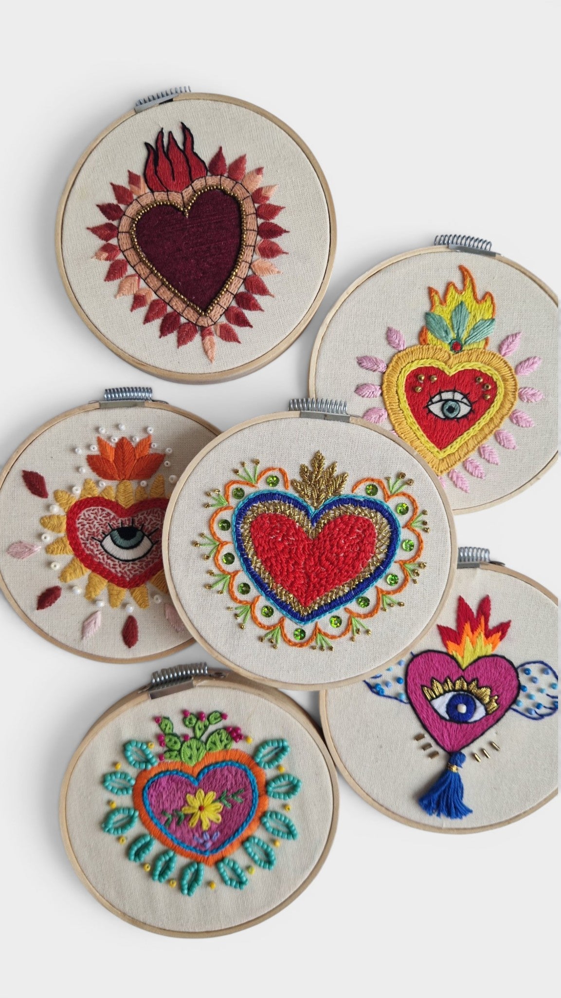 Kotty Embroidery Art Bild - Milagrito Mexicano