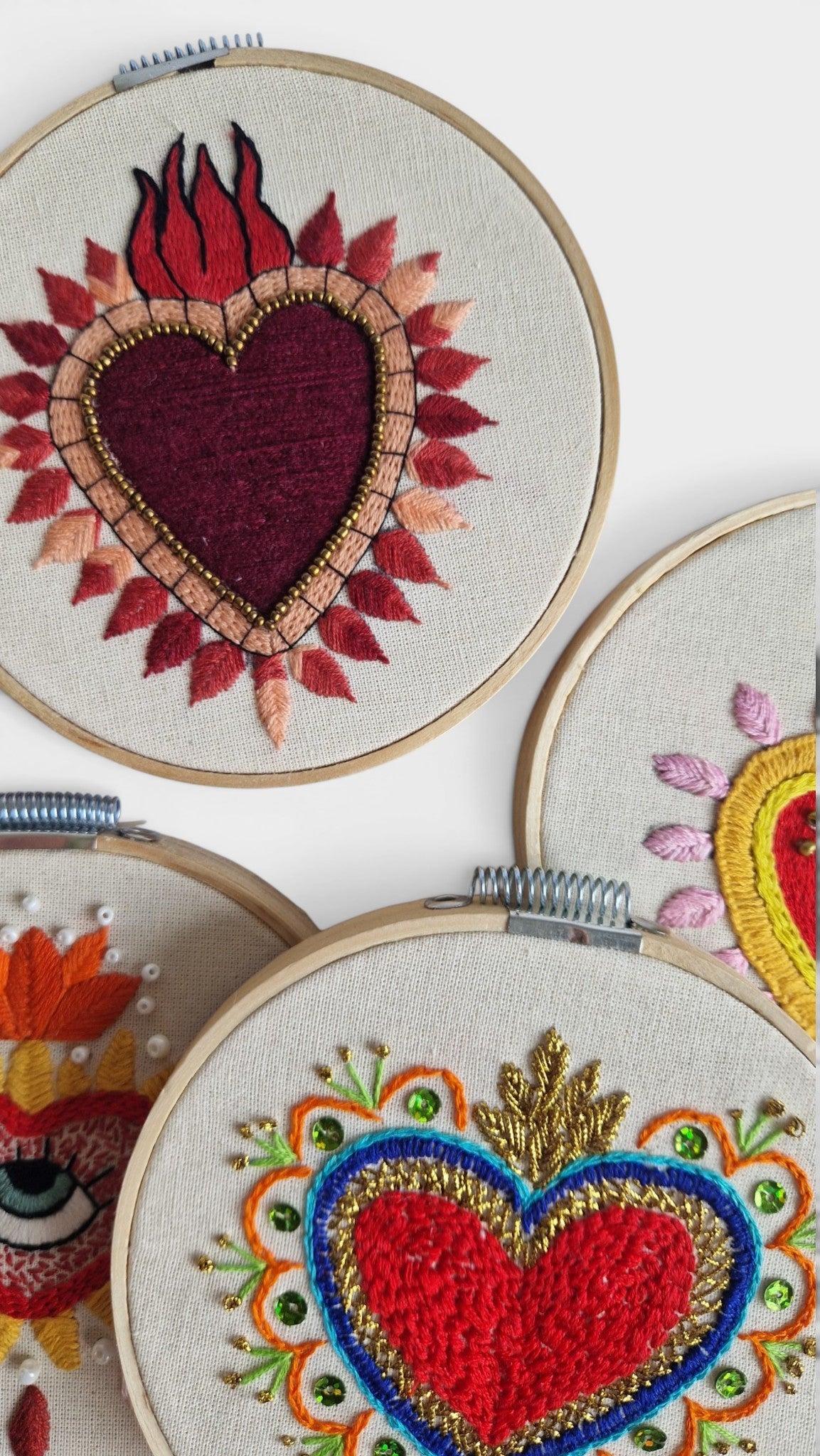 Kotty Embroidery Art Bild - Milagrito Mexicano