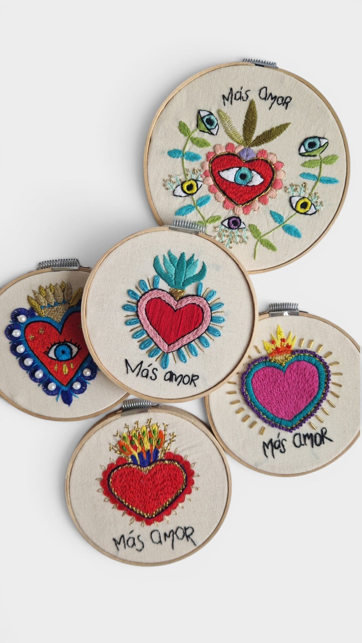 Kotty Embroidery Art Bild - Milagrito Mexicano
