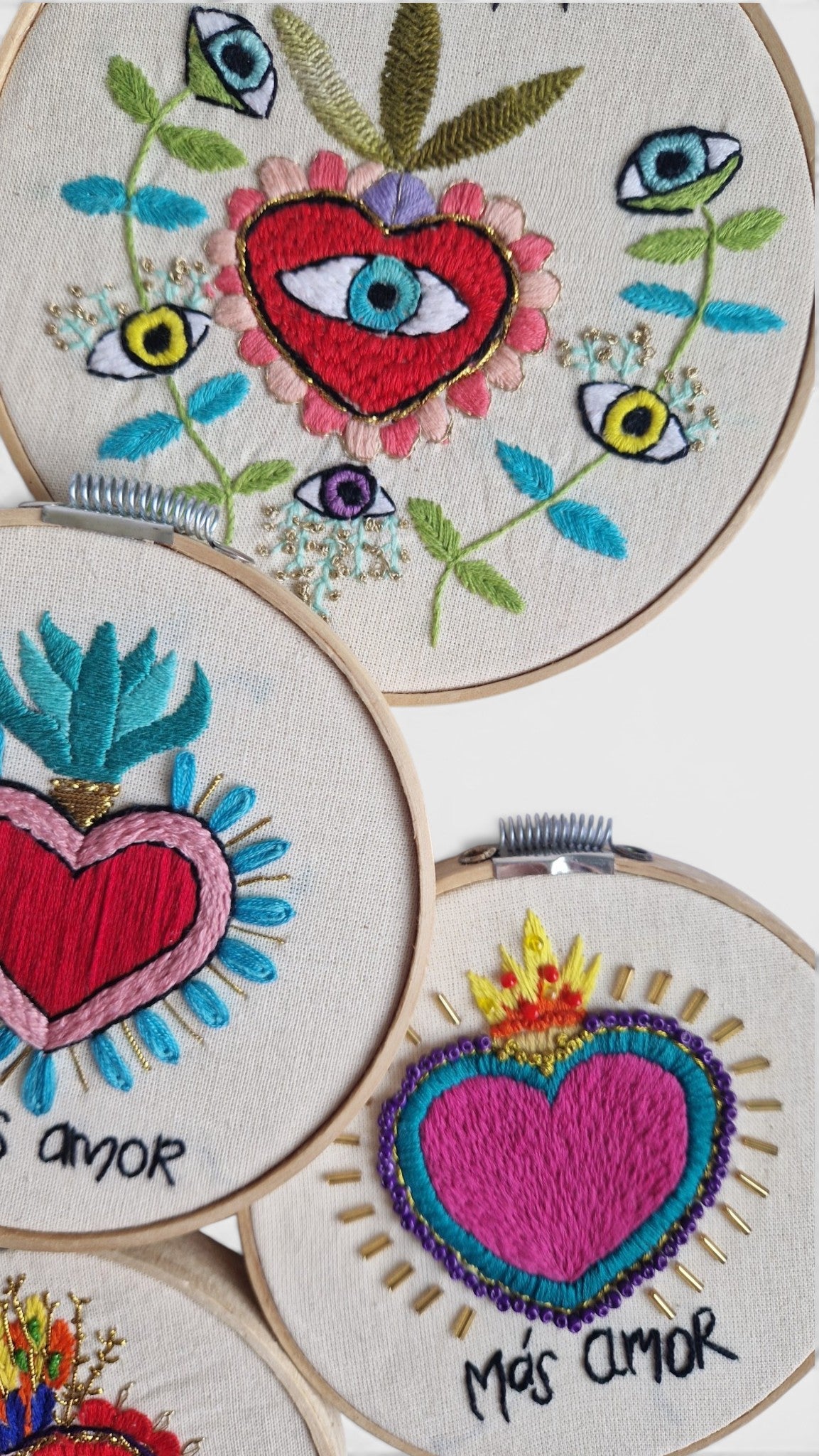 Kotty Embroidery Art Bild - Milagrito Mexicano