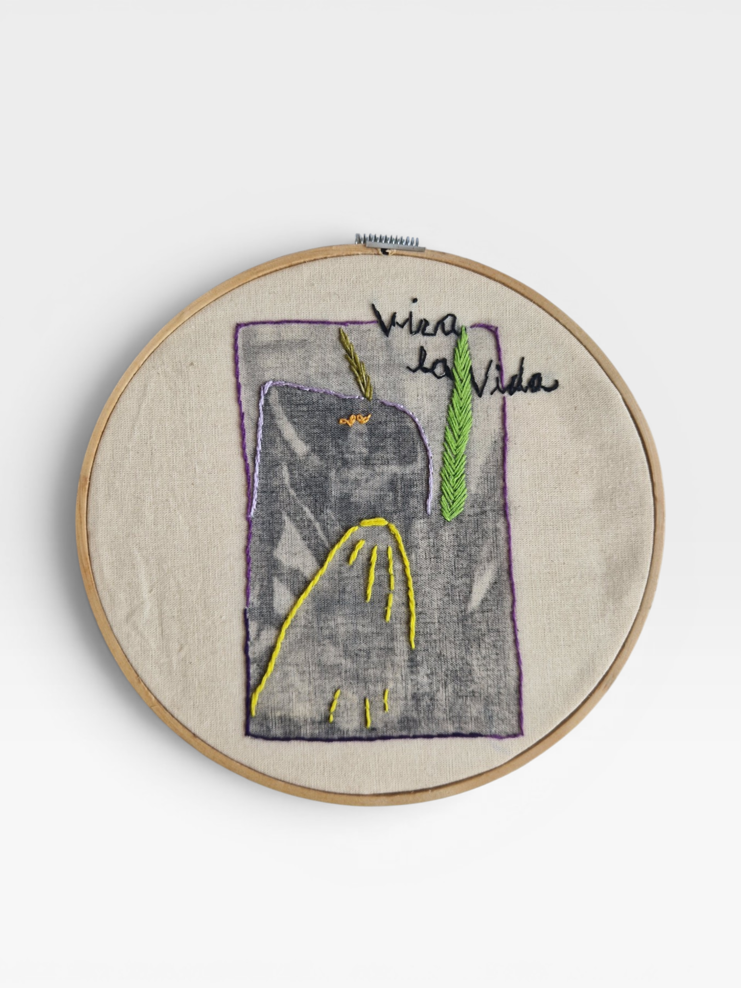Kotty Embroidery Art Bild - Frida