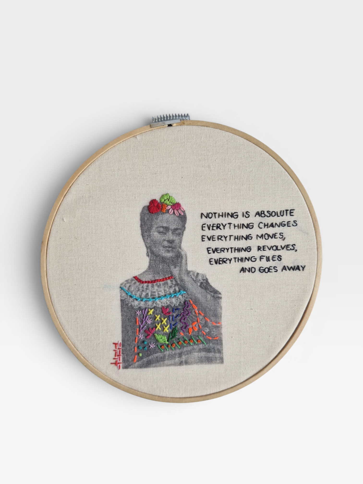 Kotty Embroidery Art Bild - Frida