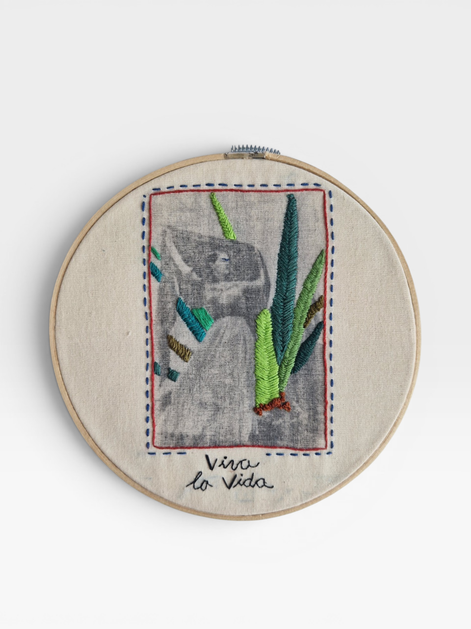 Kotty Embroidery Art Bild - Frida
