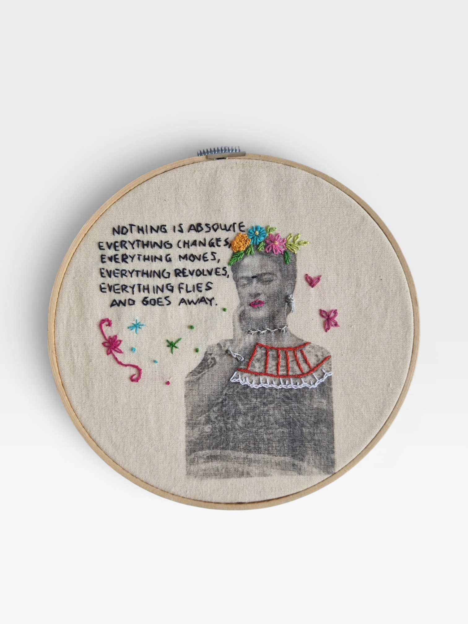 Kotty Embroidery Art Bild - Frida