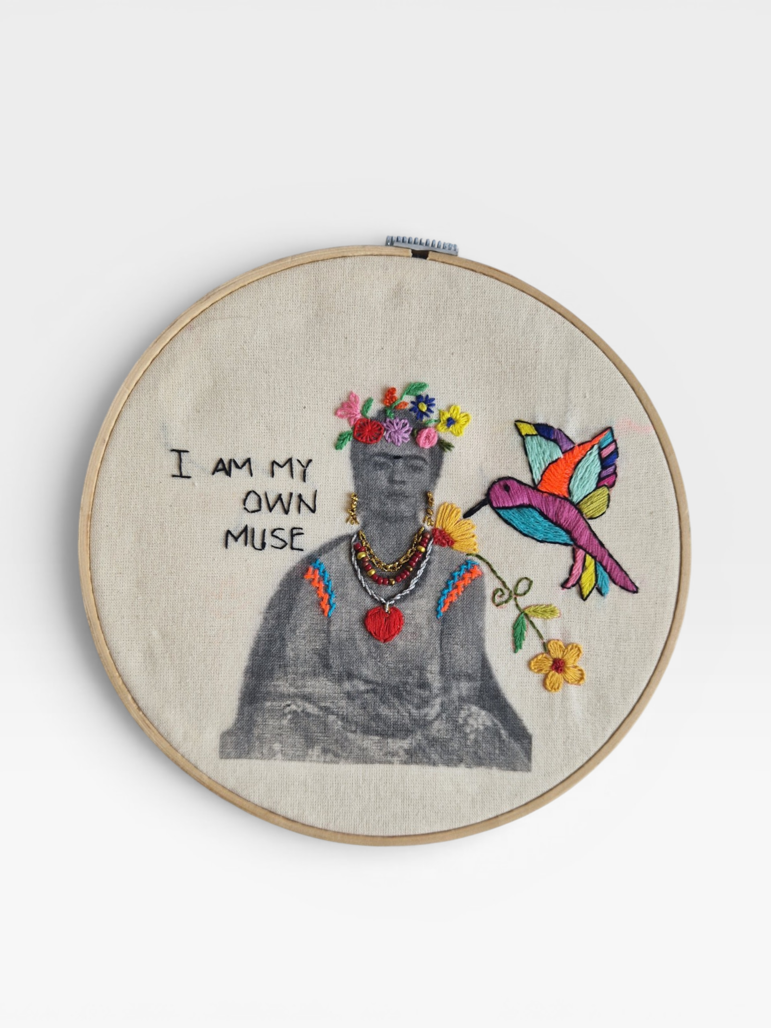Kotty Embroidery Art Bild - Frida