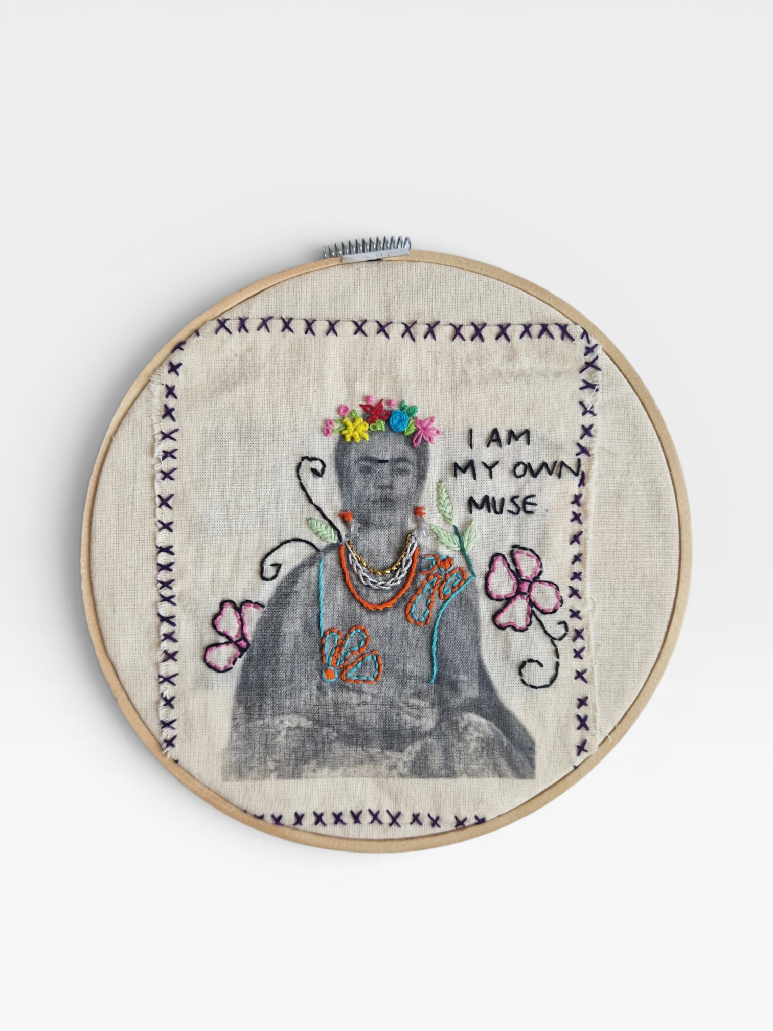 Kotty Embroidery Art Bild - Frida