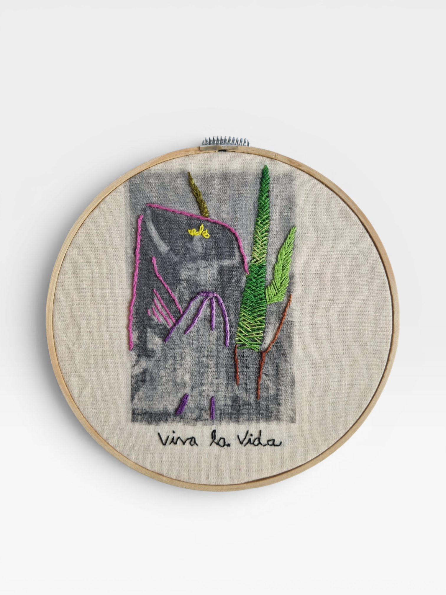 Kotty Embroidery Art Bild - Frida