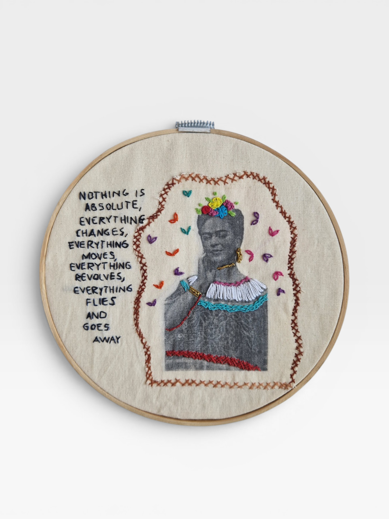 Kotty Embroidery Art Bild - Frida