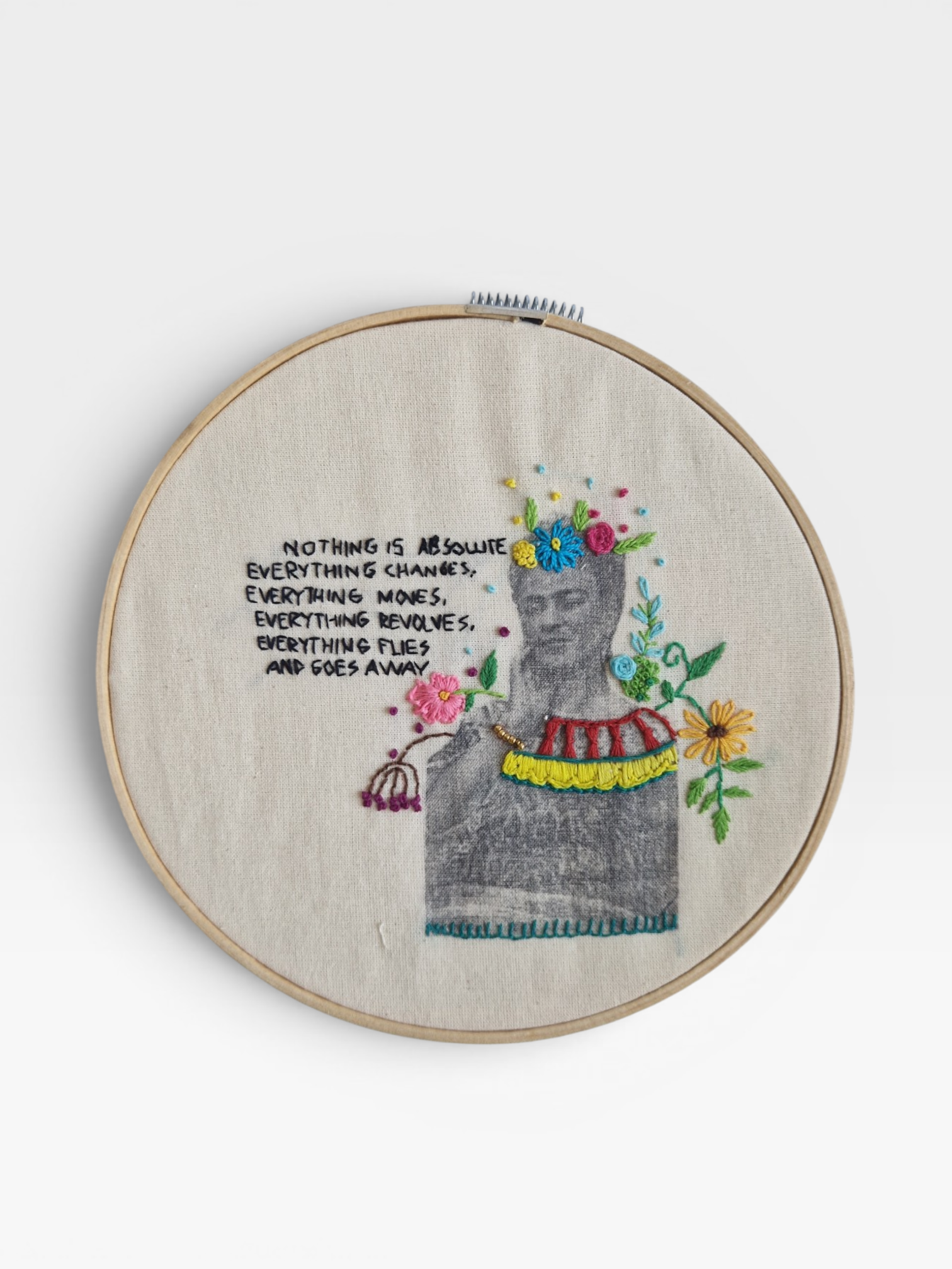 Kotty Embroidery Art Bild - Frida