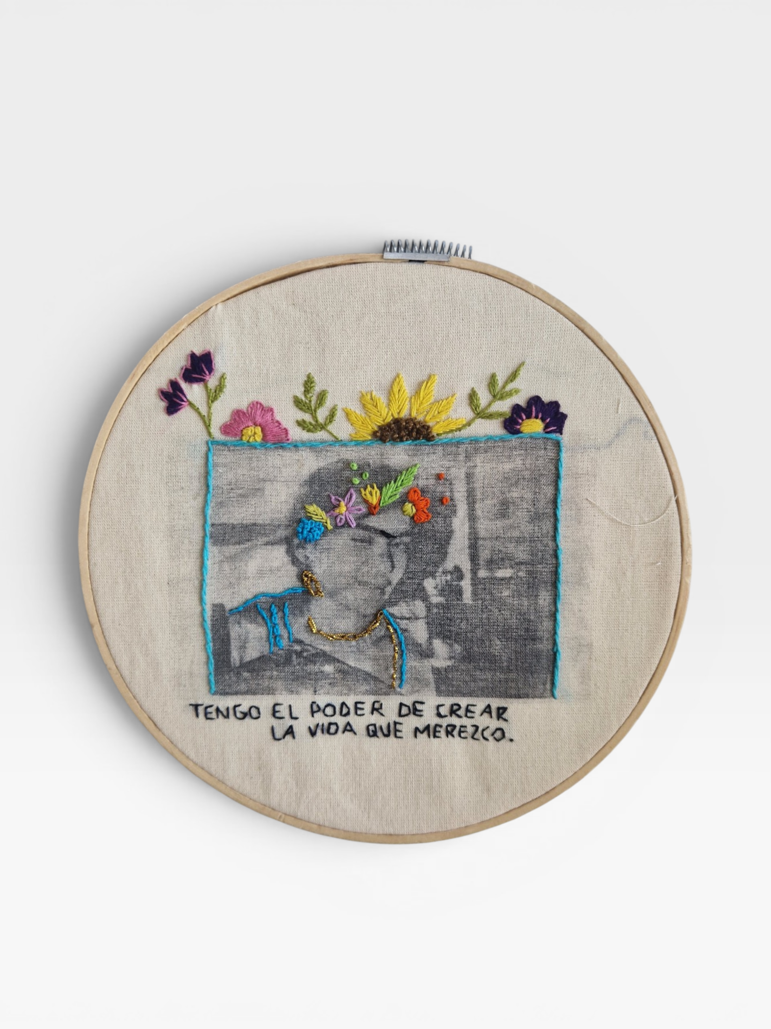 Kotty Embroidery Art Bild - Frida