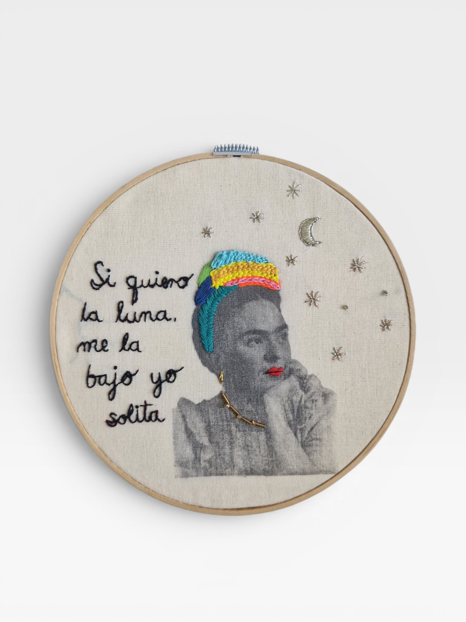 Kotty Embroidery Art Bild - Frida
