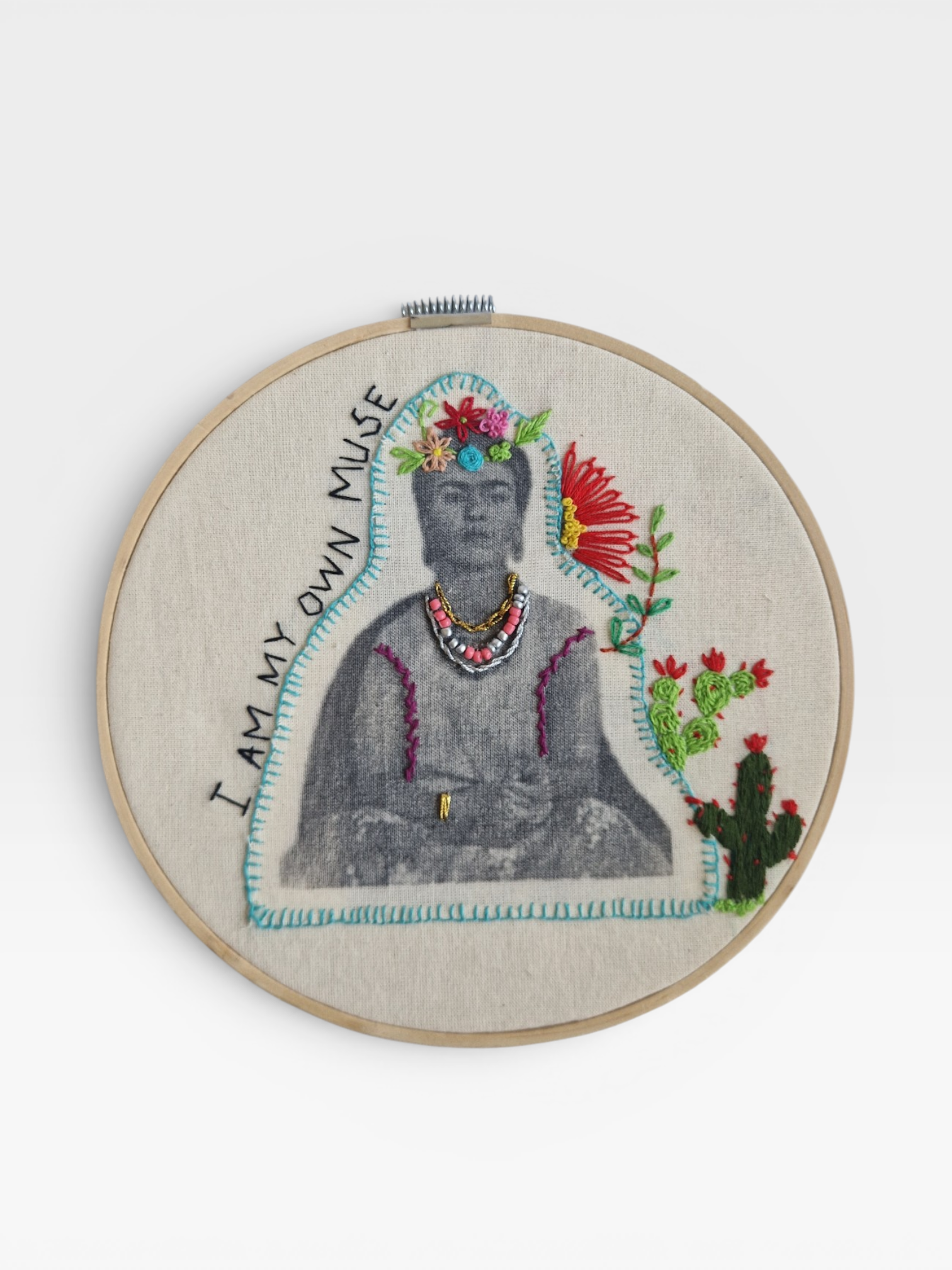 Kotty Embroidery Art Bild - Frida