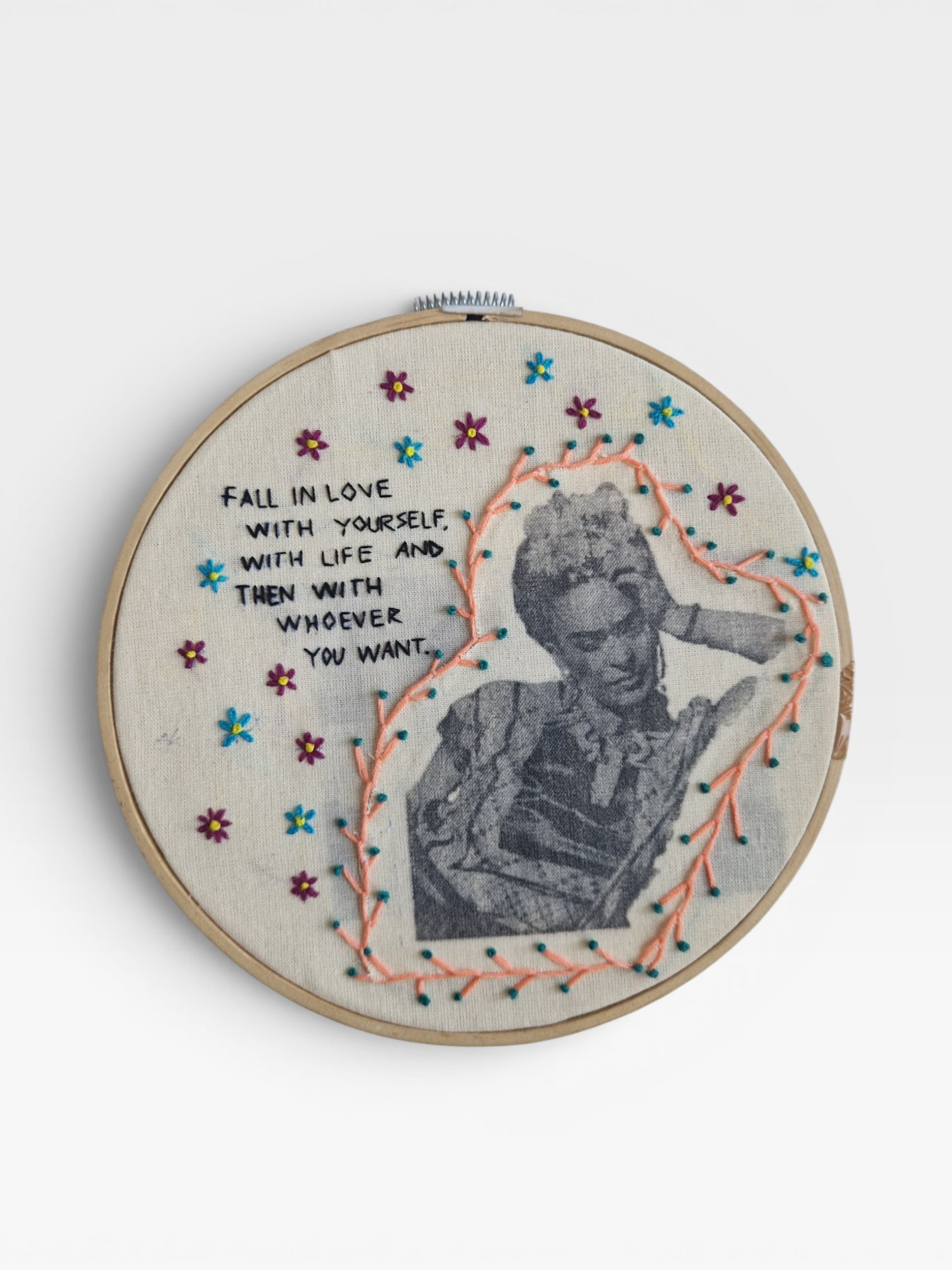 Kotty Embroidery Art Bild - Frida