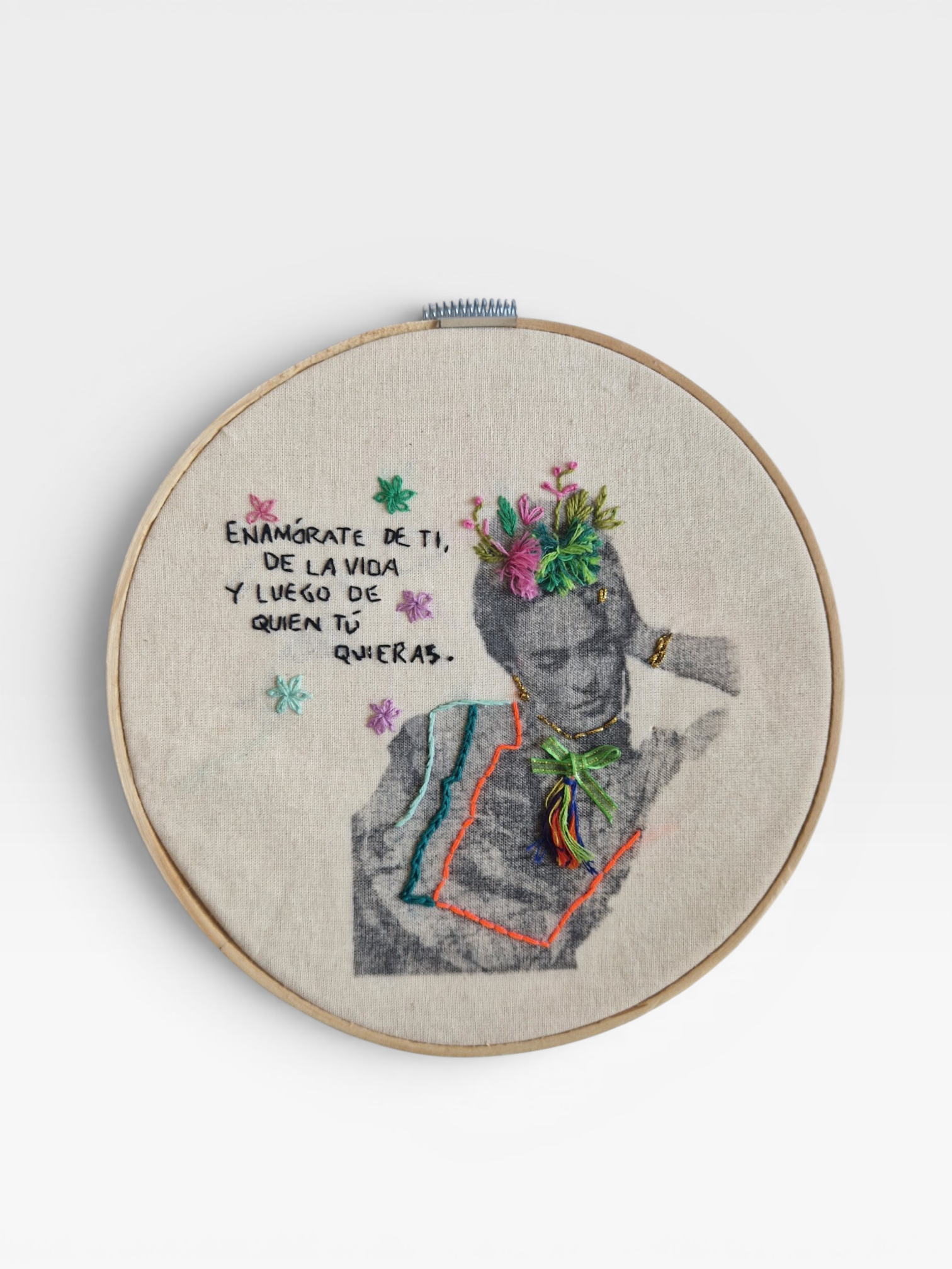 Kotty Embroidery Art Bild - Frida