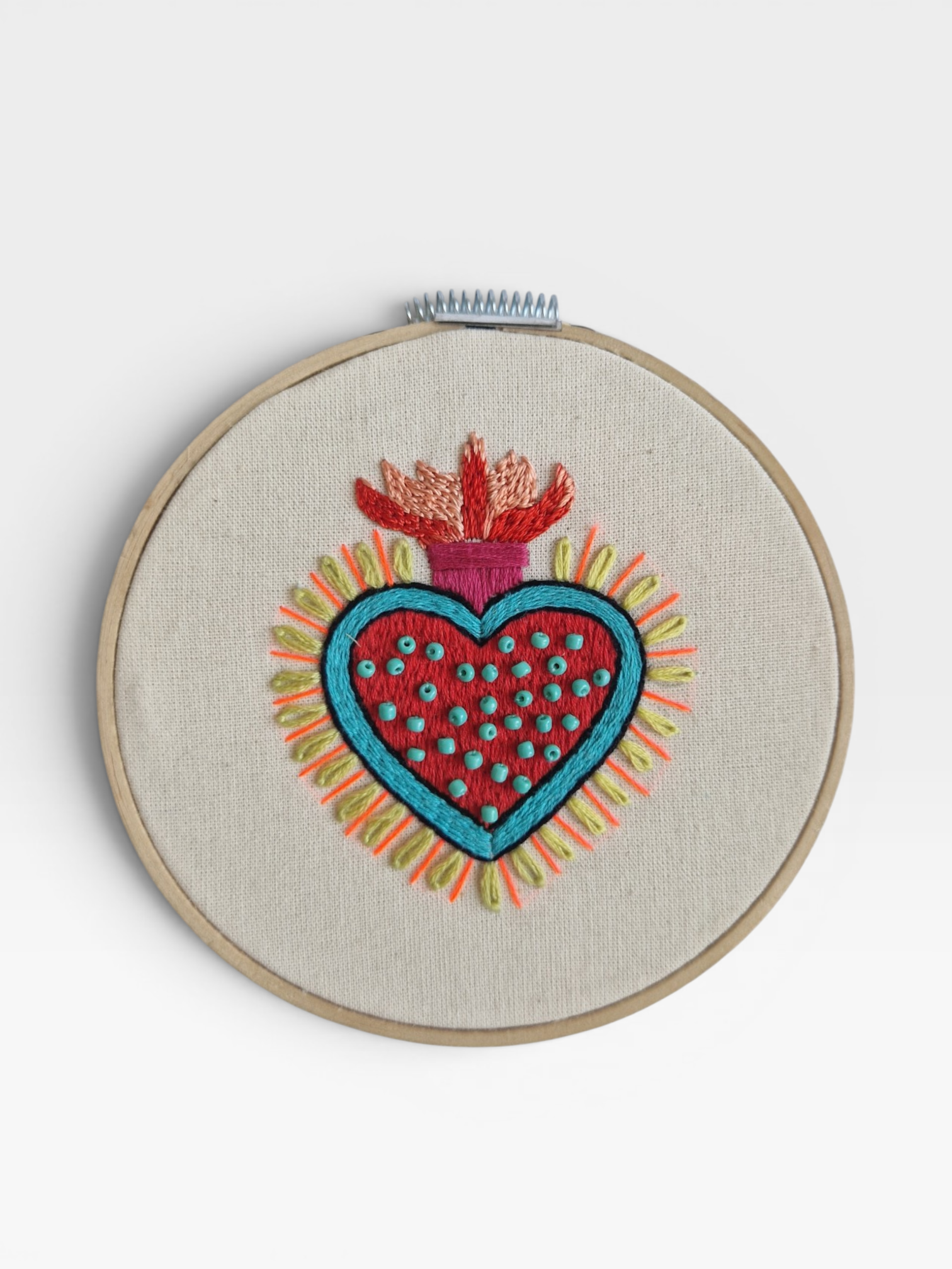 Kotty Embroidery Art Bild - Milagrito Mexicano