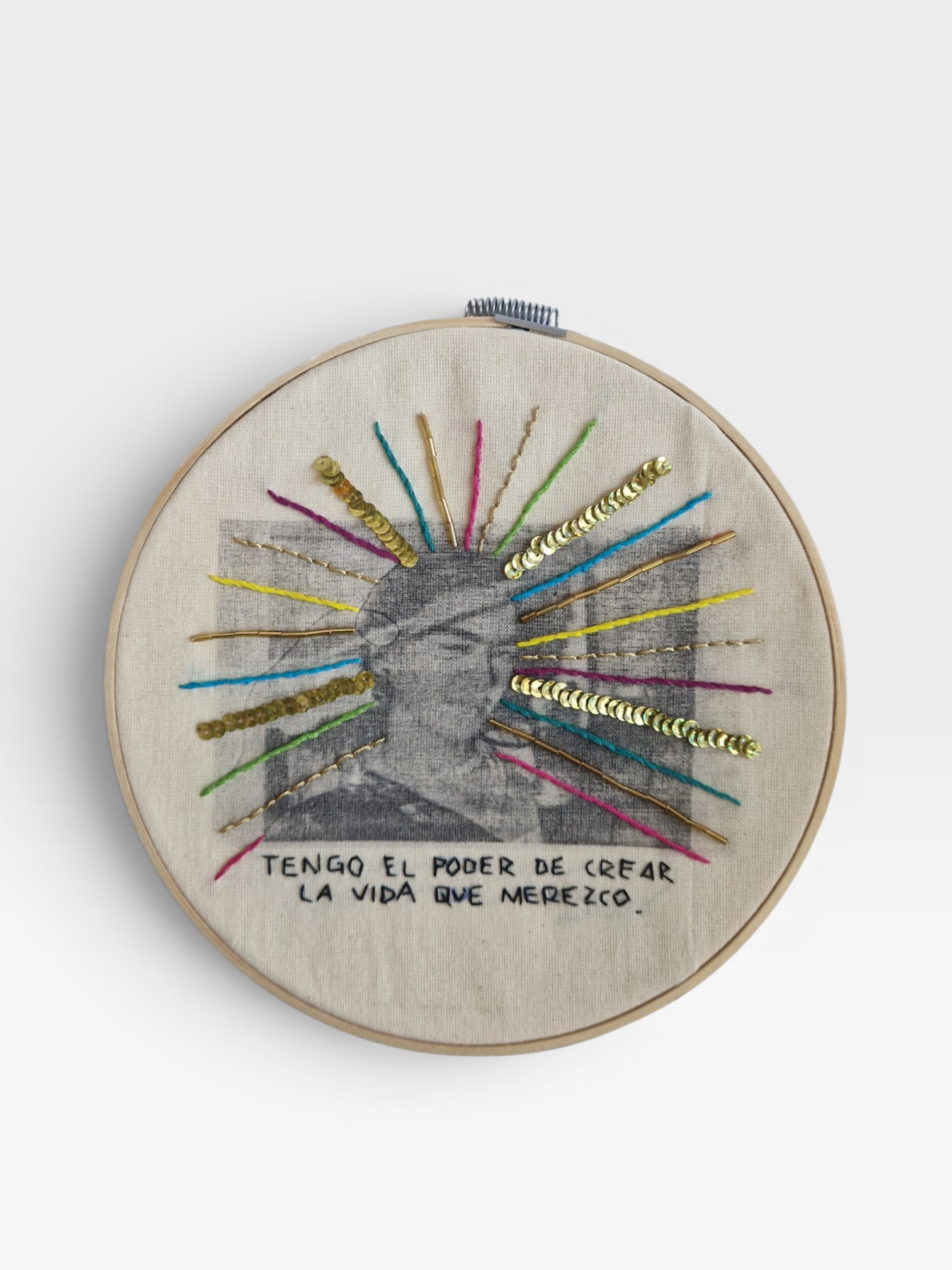 Kotty Embroidery Art Bild - Frida