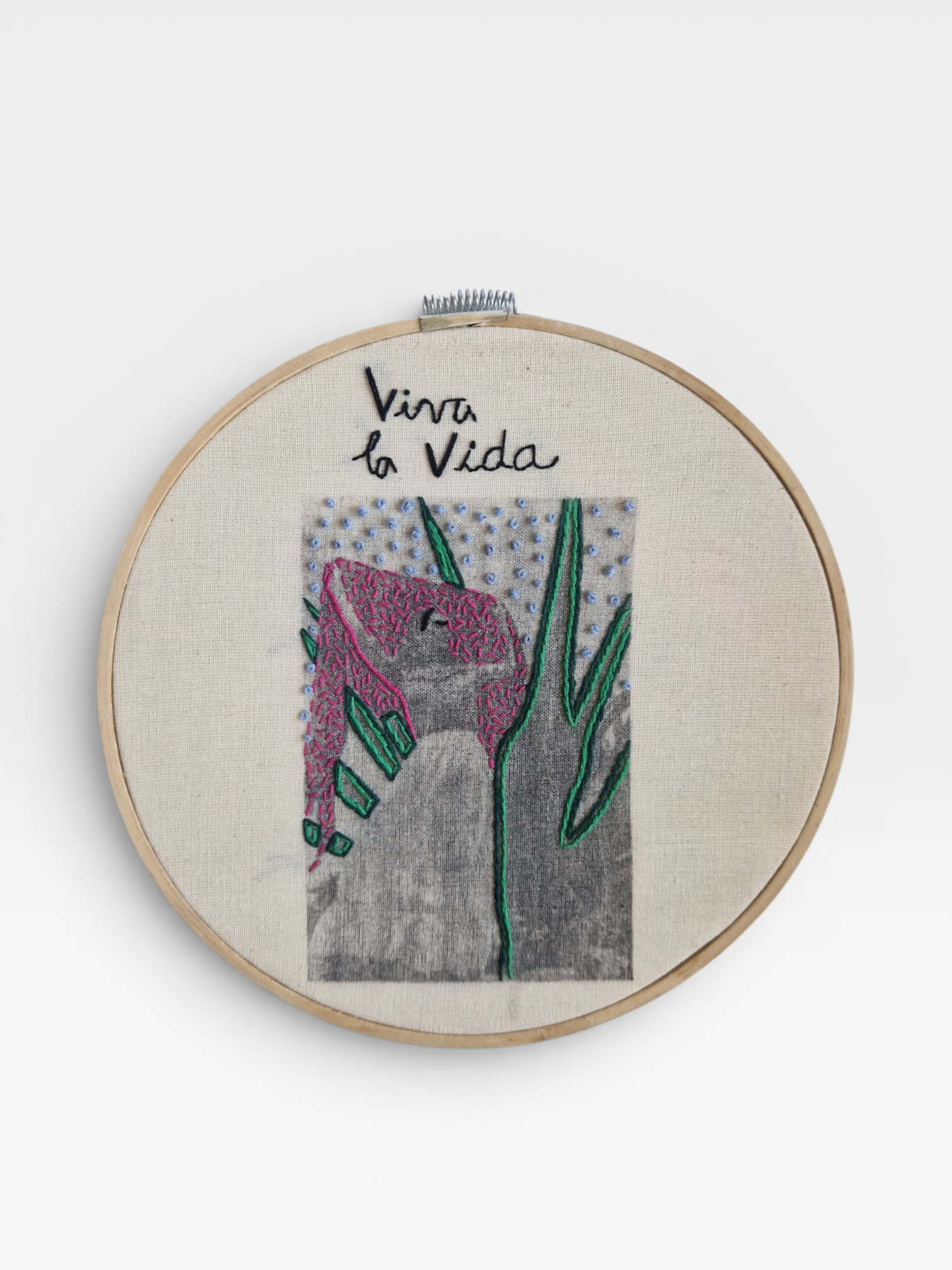 Kotty Embroidery Art Bild - Frida
