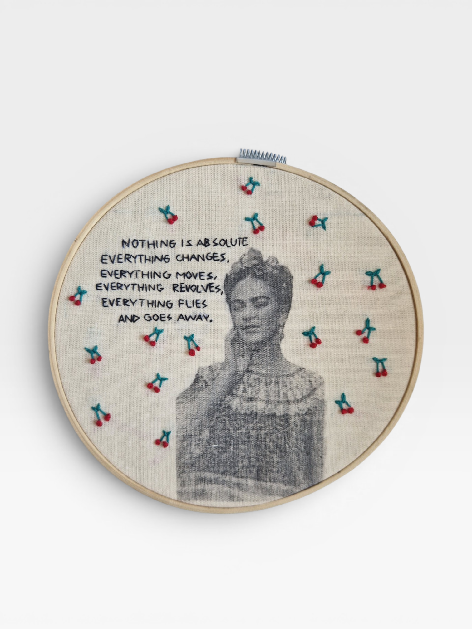 Kotty Embroidery Art Bild - Frida