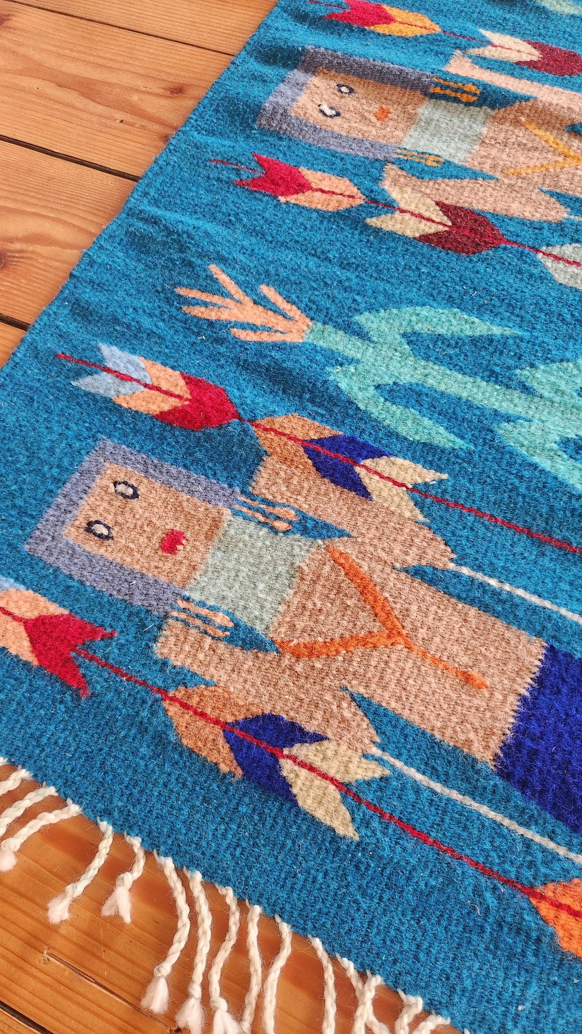 Wollteppich Oaxaca - #16 (59 x 103 cm)