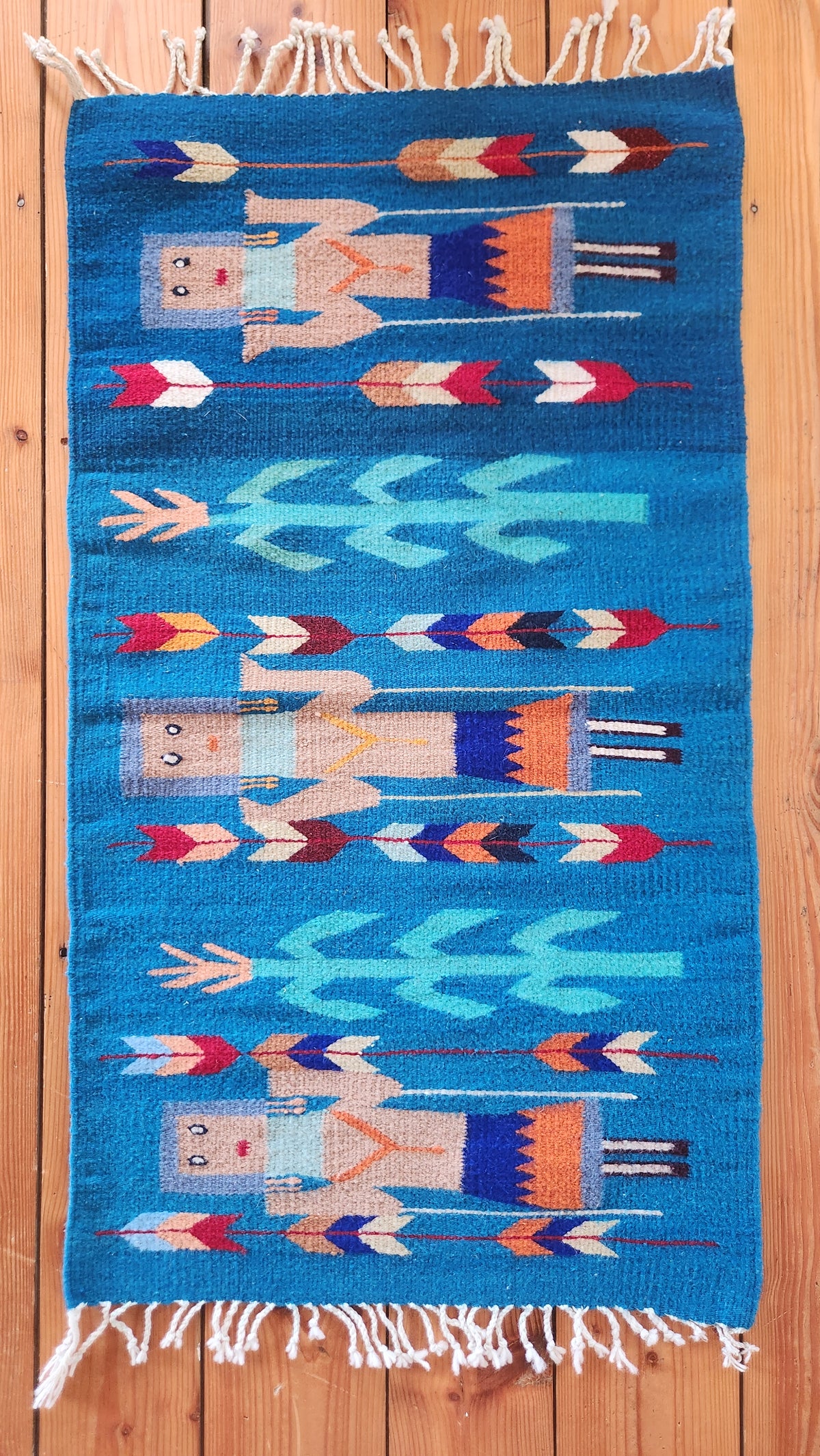 Wollteppich Oaxaca - #16 (59 x 103 cm)
