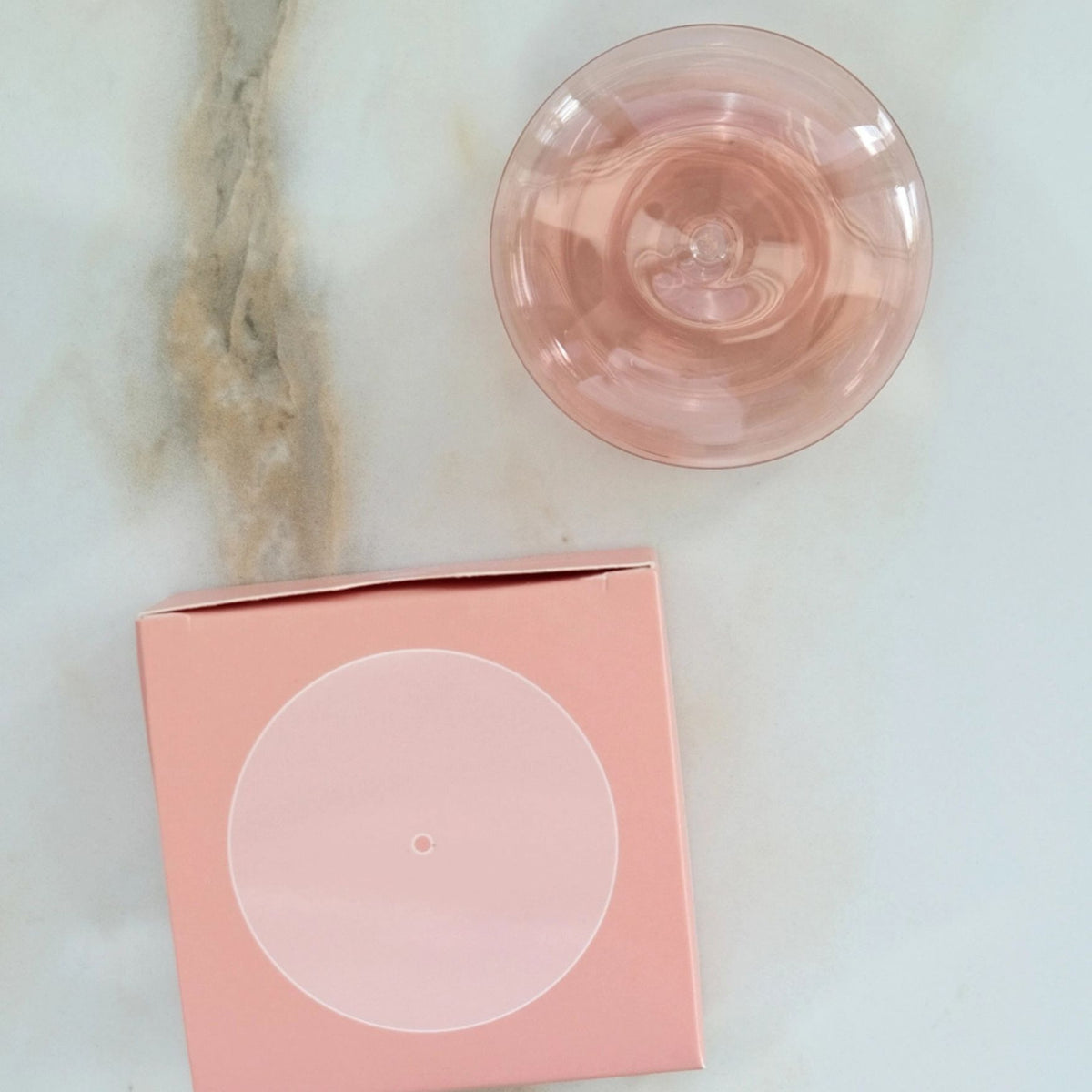 Räucherstäbchenhalter Bubble - mundgeblasenes Glas Coral