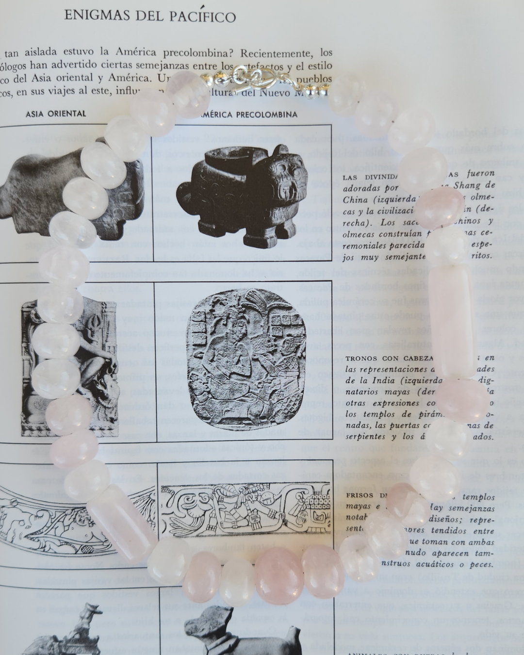 Amulette complète gémeaux rose