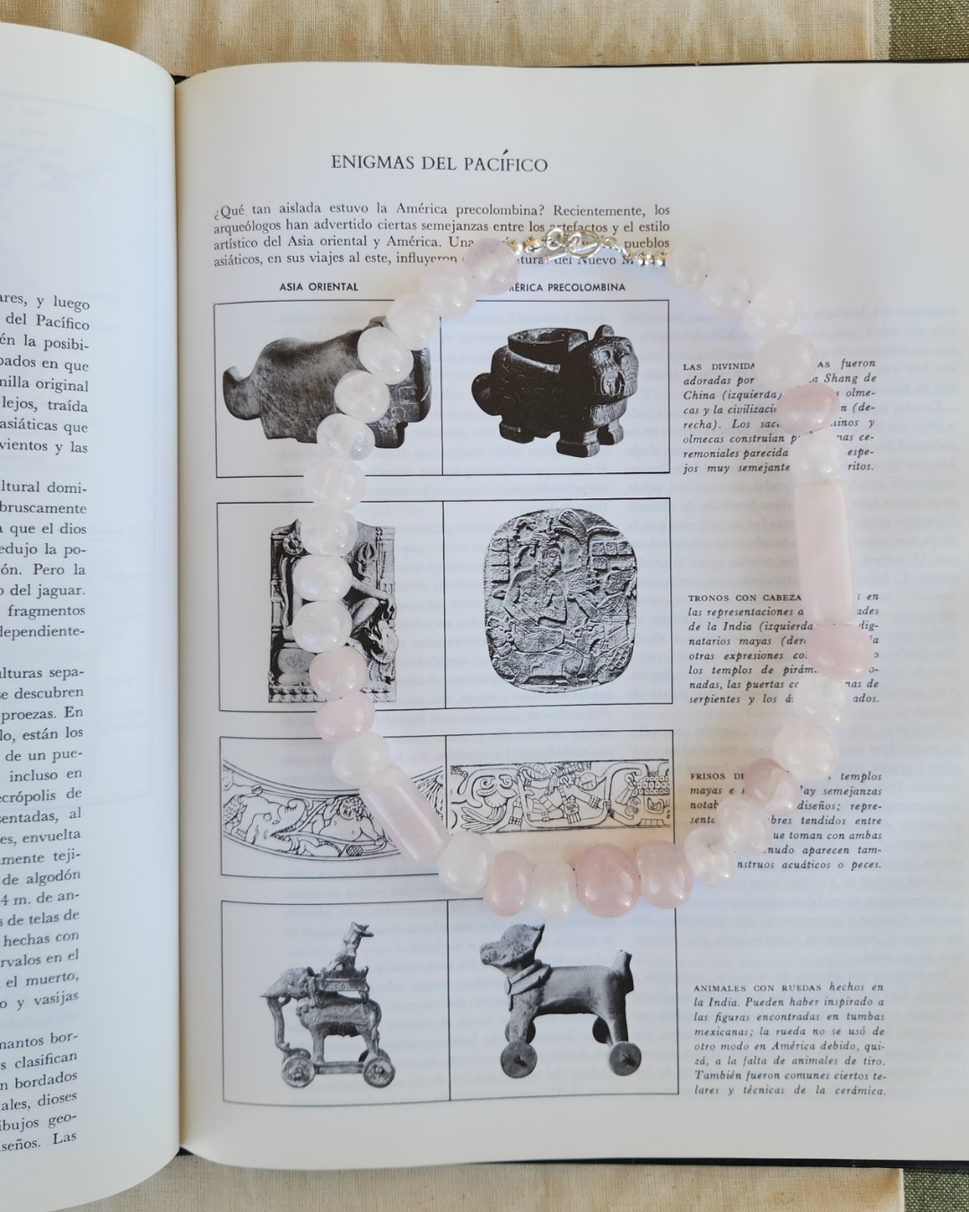 Amulette complète gémeaux rose
