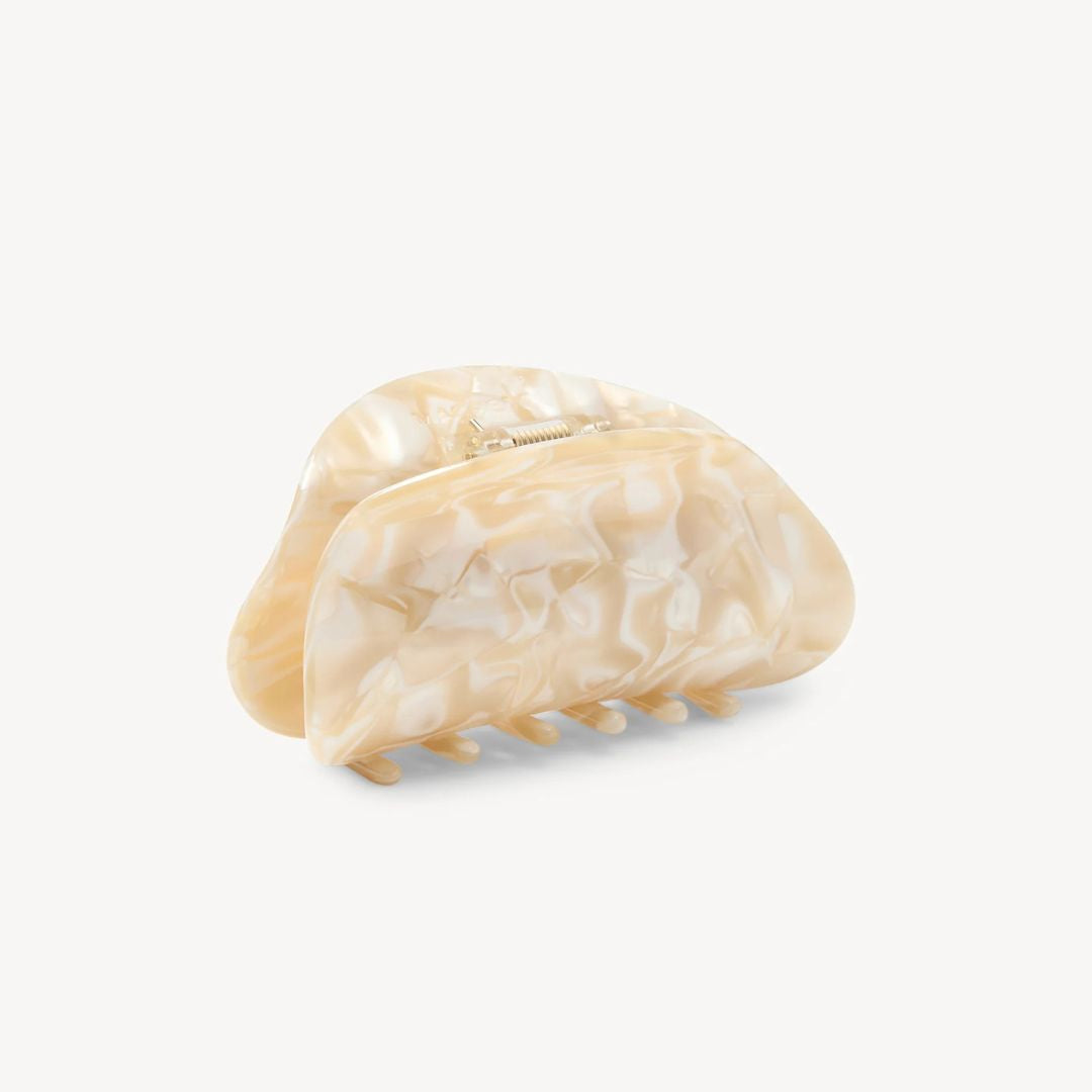 Haarklammer - Machete Crescent Ivory