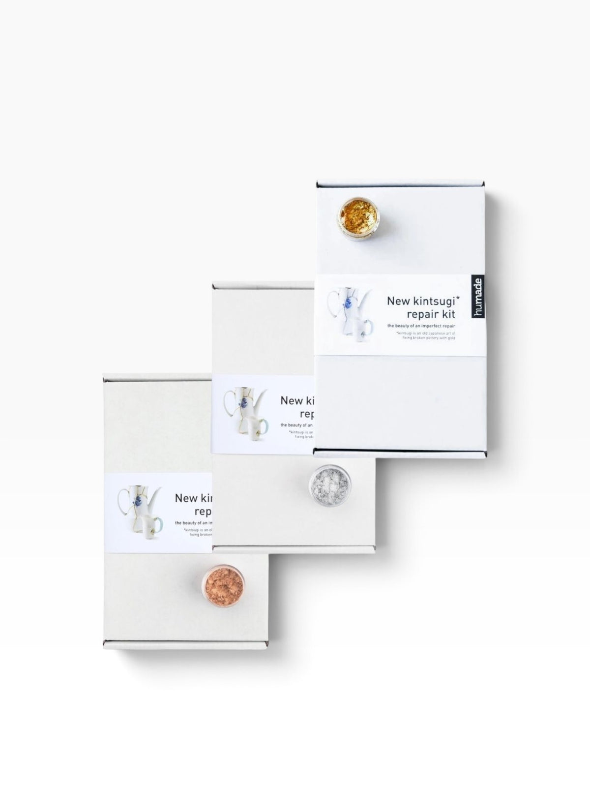 Kintsugi Kit - Gold Silber Bronze Trio