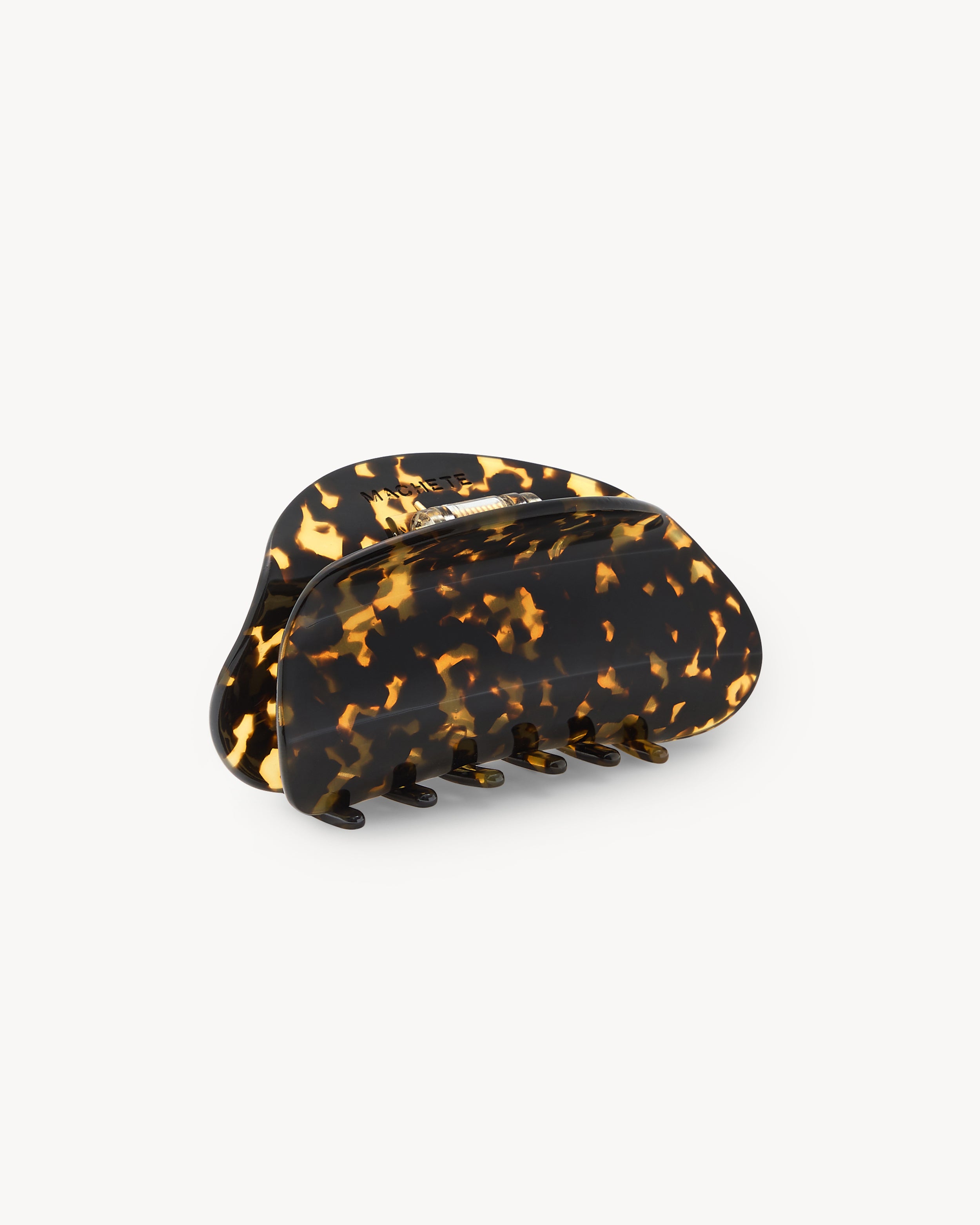 Haarklammer - Machete Crescent Dark Tortoise