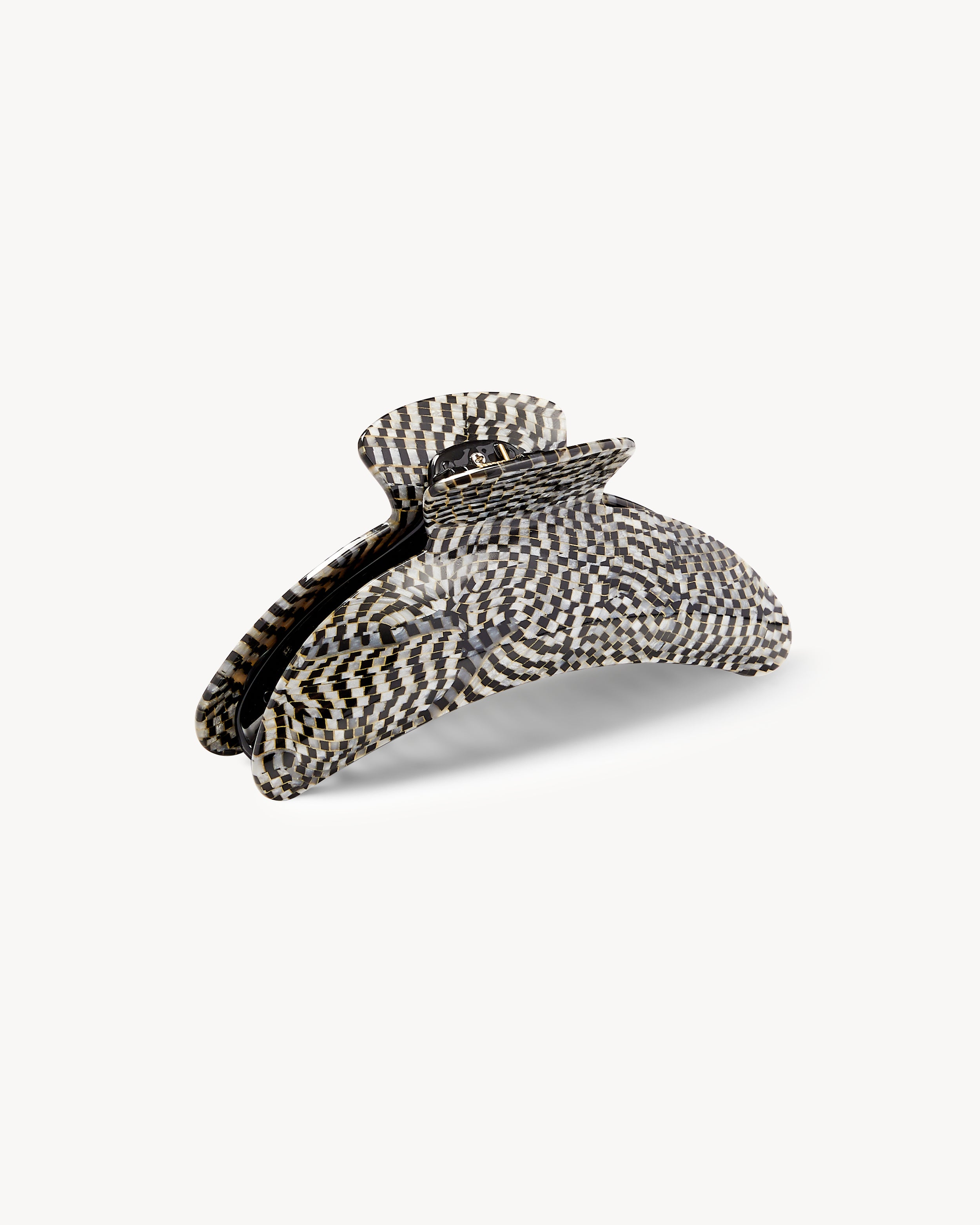 Haarklammer - Machete Jumbo Heirloom Claw Perle Noir