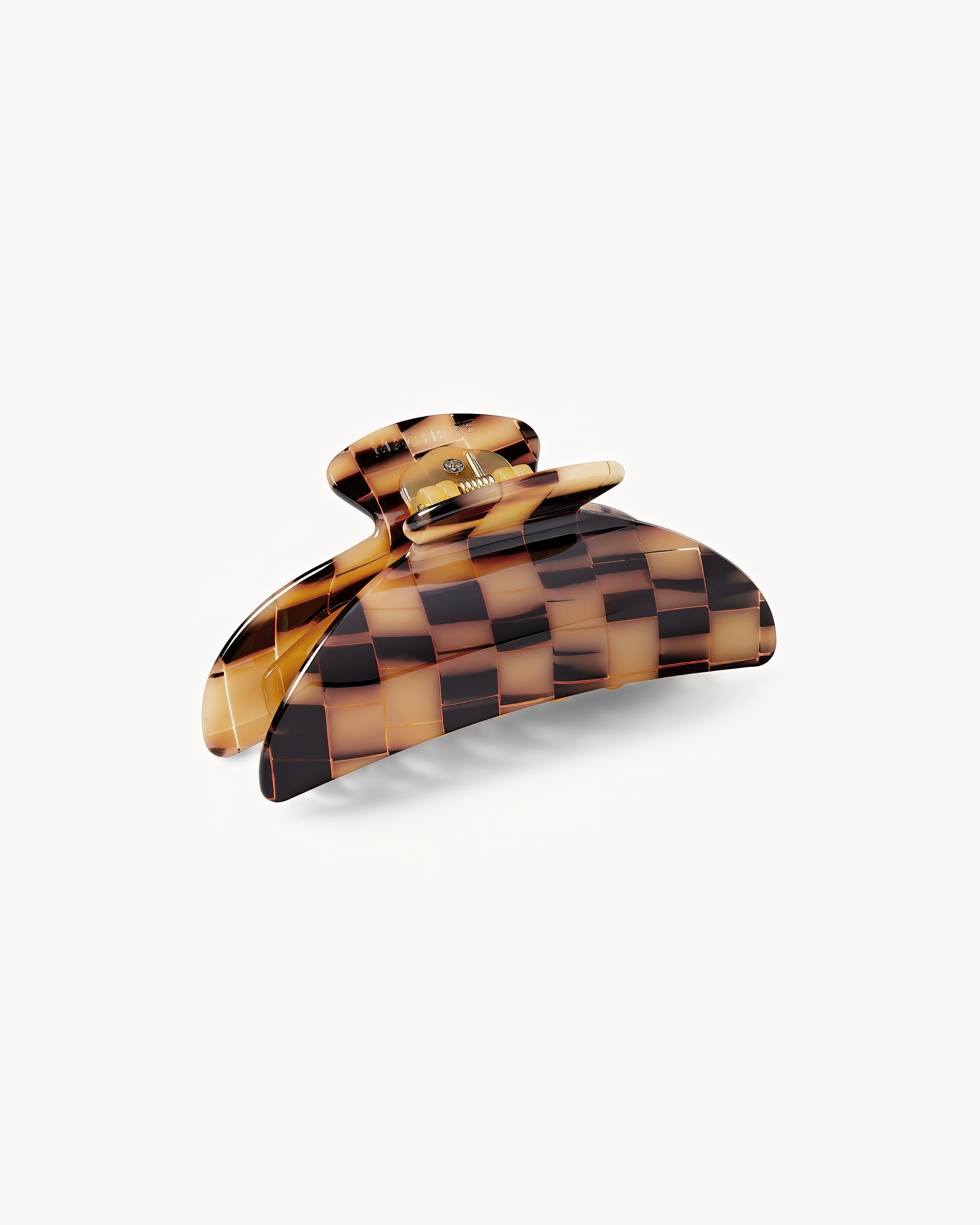Haarklammer - Machete Midi Heirloom Claw Blonde Checker