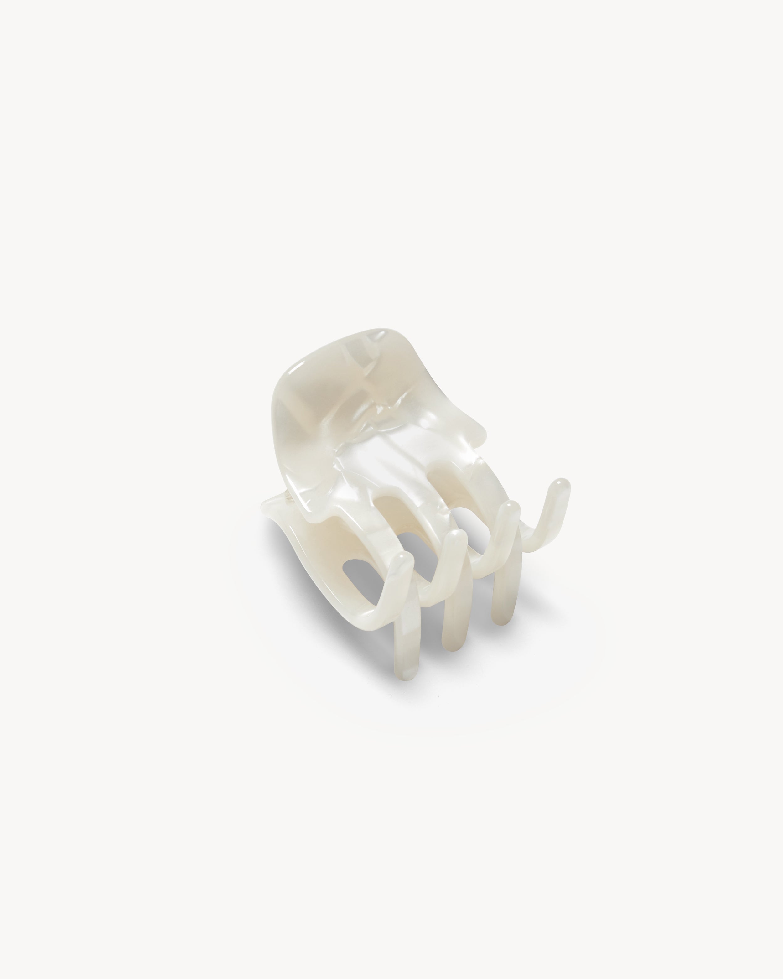 Haarklammer - Machete Mini Claw White Shell