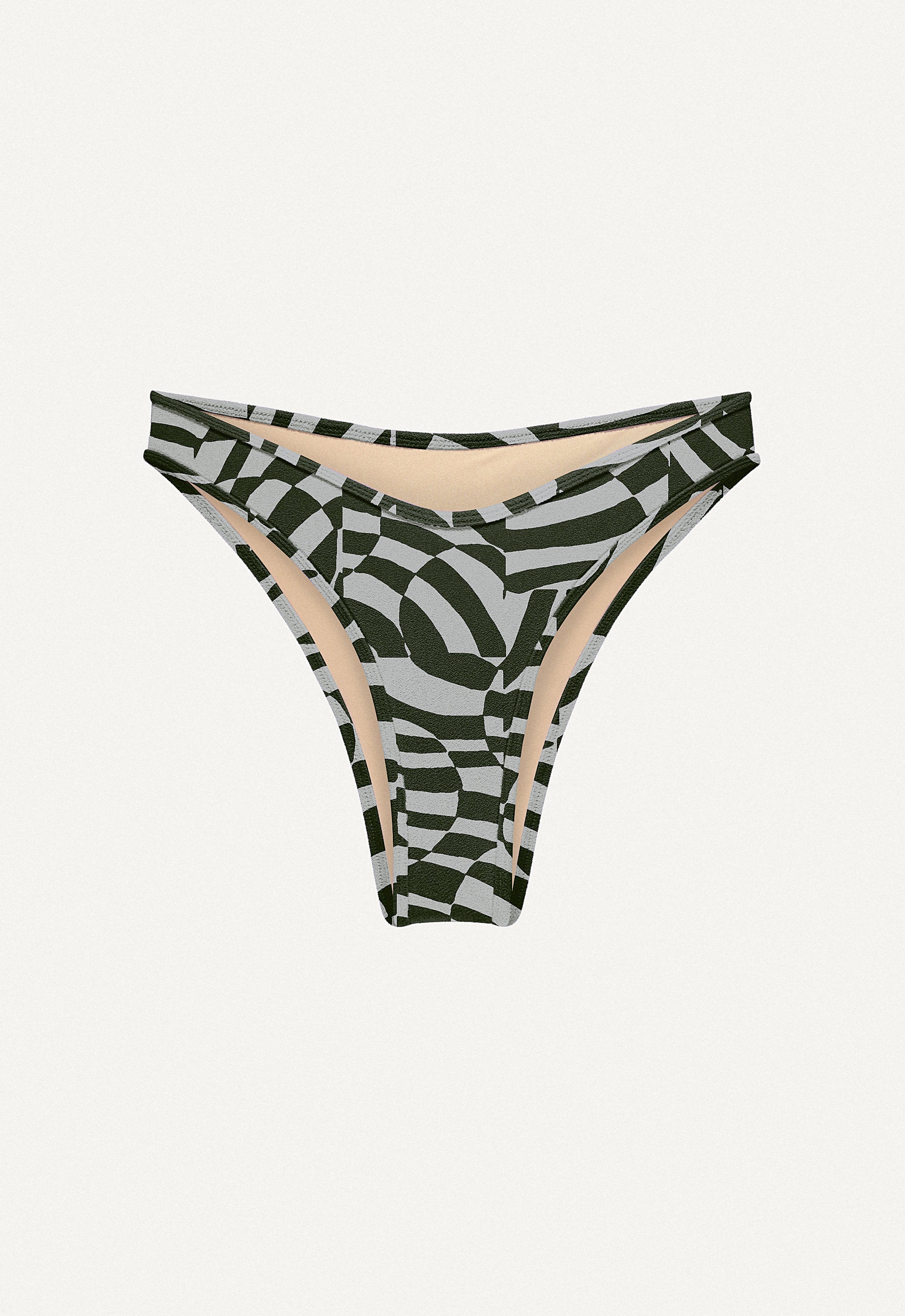 Bikini Hose „Notos“ in Unreal Zebra Print Frottee